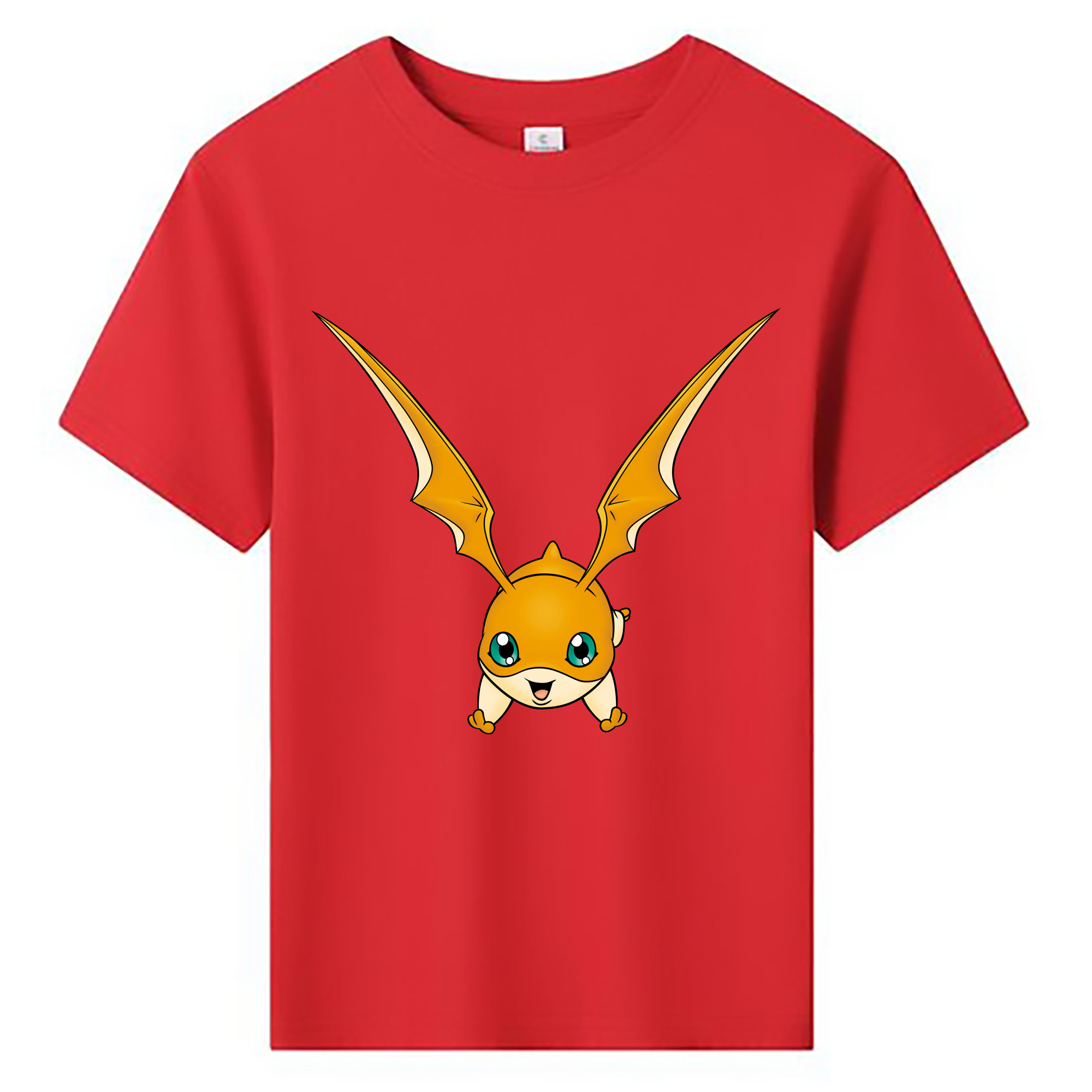 （画像用） Digimon デジタルモンスター/デジモン 綿100％キッズTシャツ（フロントプリント）