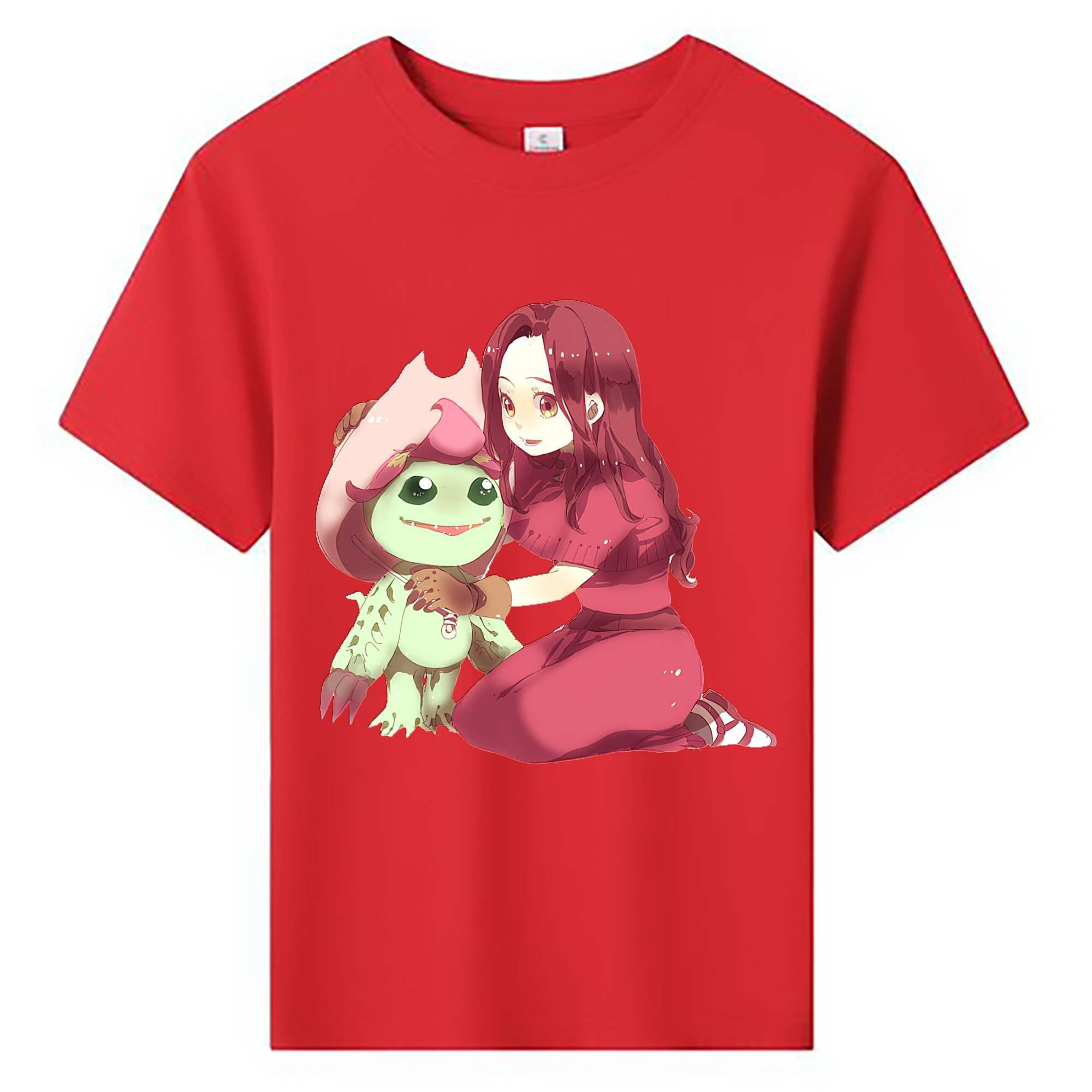 （画像用） Digimon デジタルモンスター/デジモン 綿100％キッズTシャツ（フロントプリント）