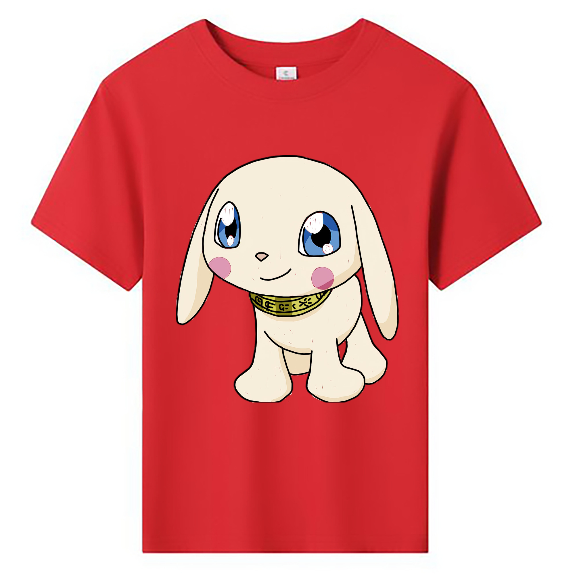 （画像用） Digimon デジタルモンスター/デジモン 綿100％キッズTシャツ（フロントプリント）