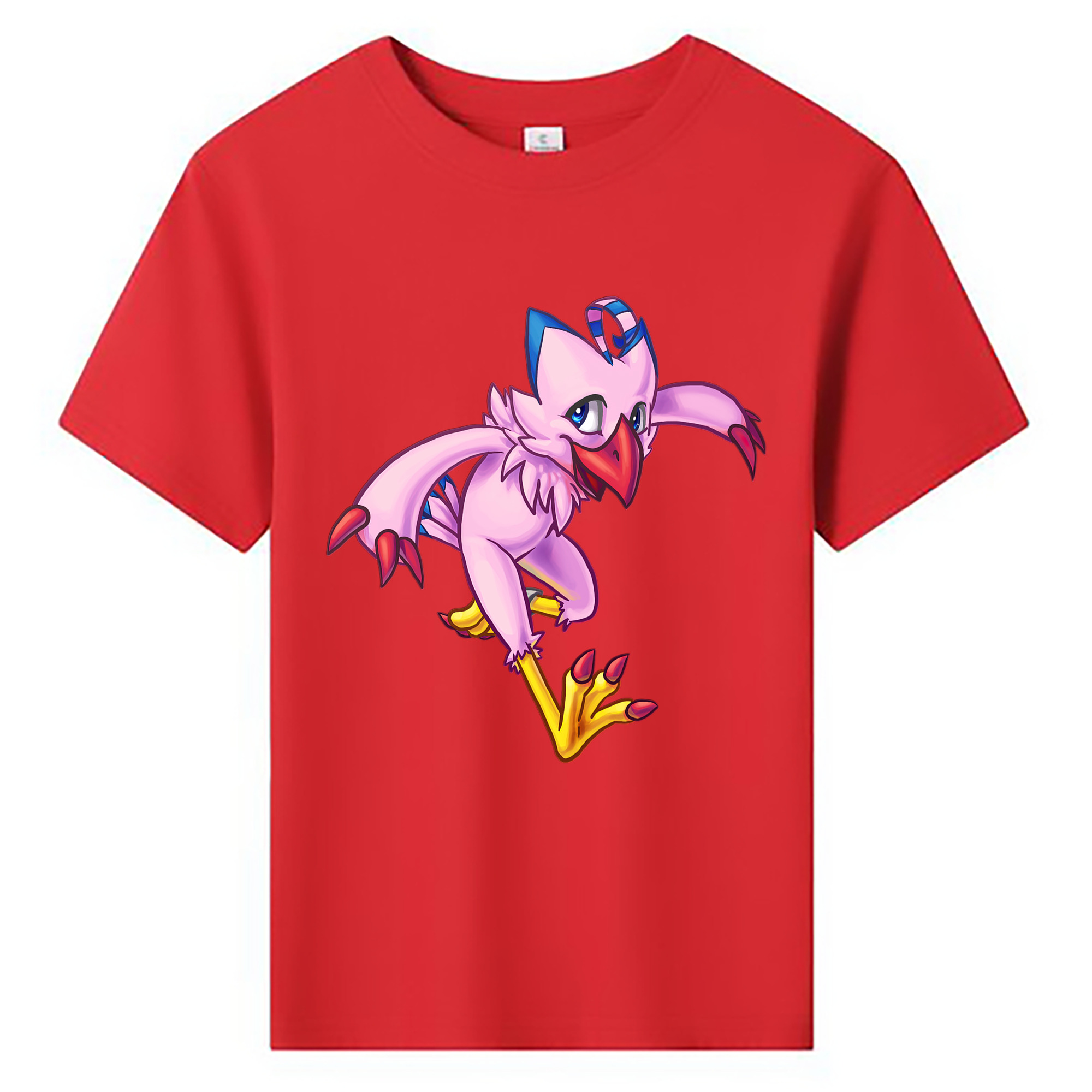 （画像用） Digimon デジタルモンスター/デジモン 綿100％キッズTシャツ（フロントプリント）