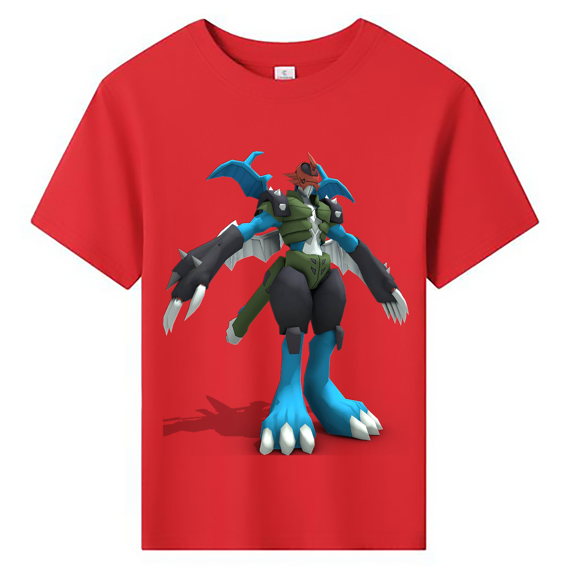 （画像用） Digimon デジタルモンスター/デジモン 綿100％キッズTシャツ（フロントプリント）