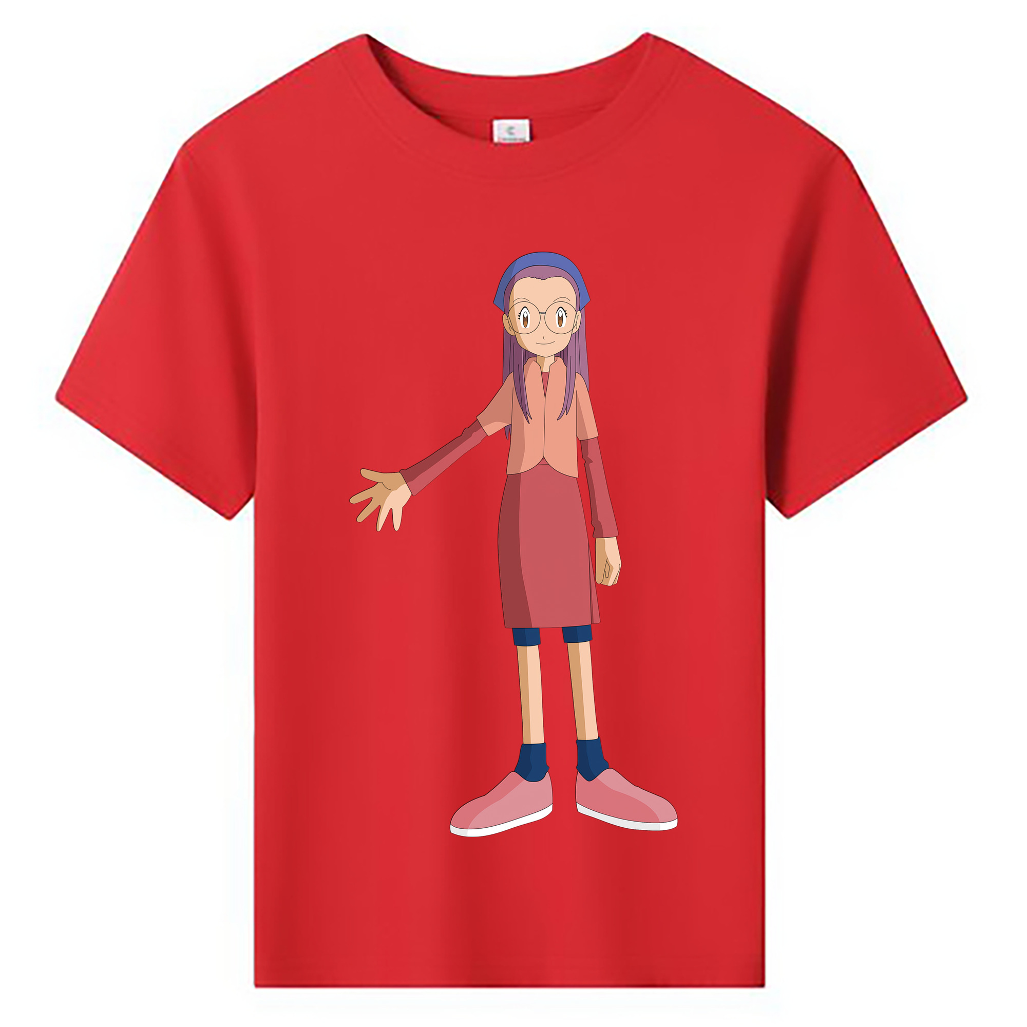 （画像用） Digimon デジタルモンスター/デジモン 綿100％キッズTシャツ（フロントプリント）