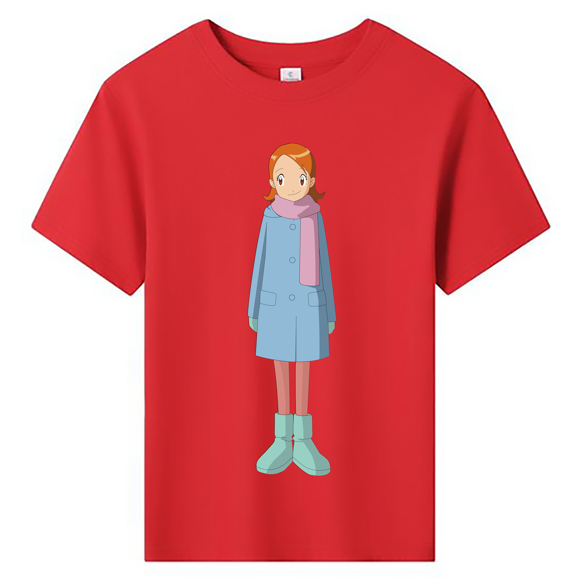 （画像用） Digimon デジタルモンスター/デジモン 綿100％キッズTシャツ（フロントプリント）