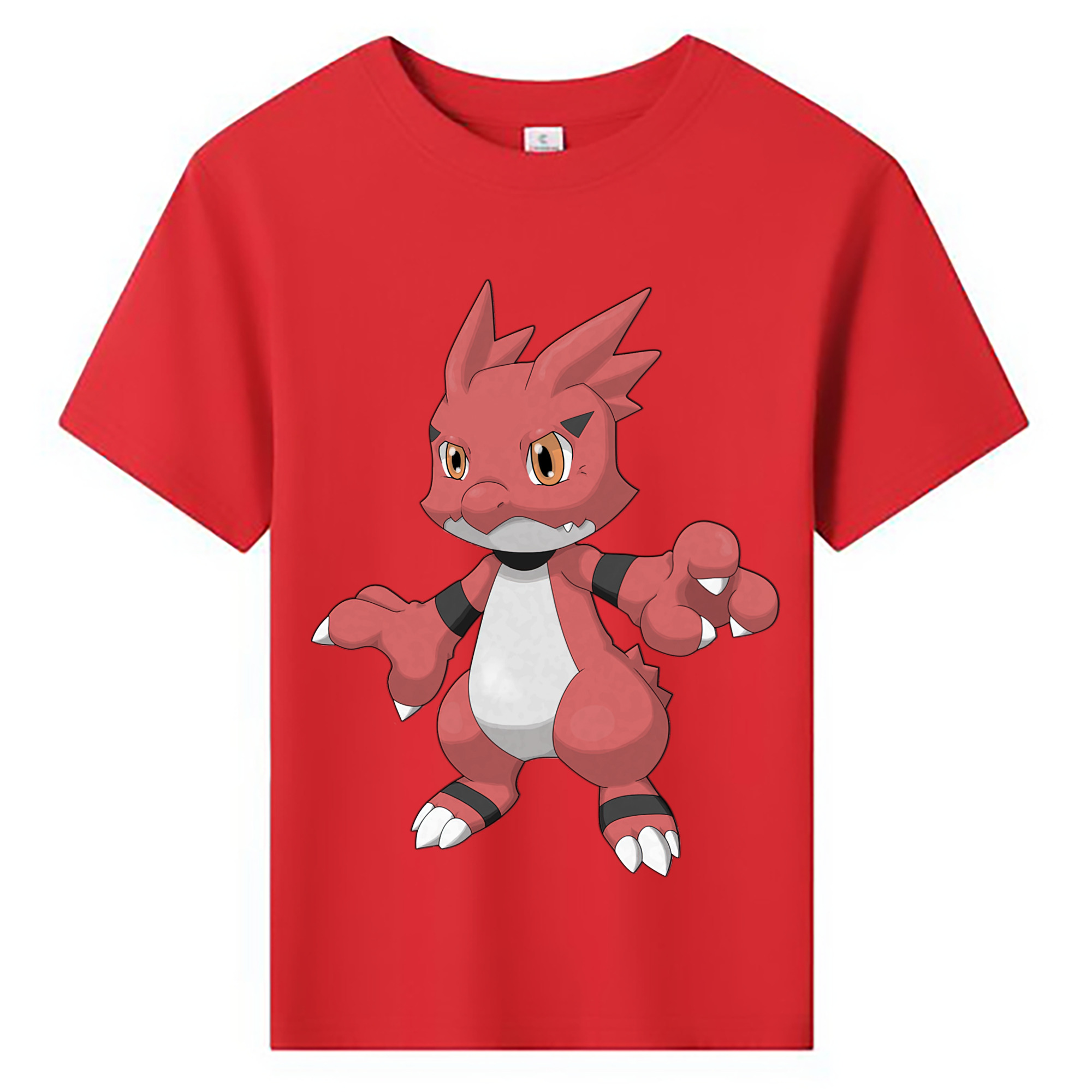 （画像用） Digimon デジタルモンスター/デジモン 綿100％キッズTシャツ（フロントプリント）