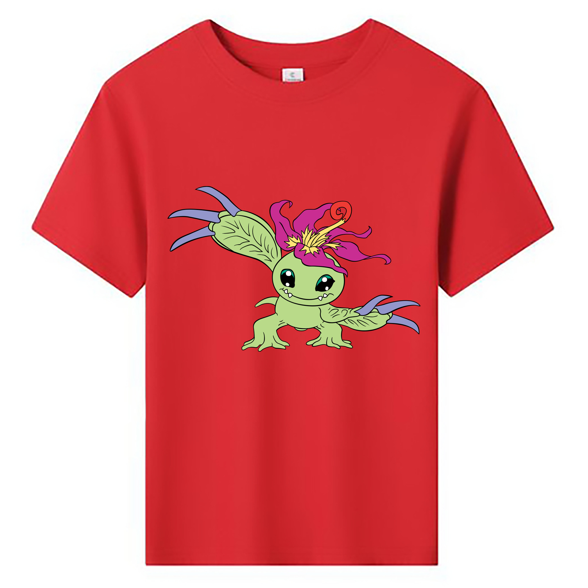 （画像用） Digimon デジタルモンスター/デジモン 綿100％キッズTシャツ（フロントプリント）