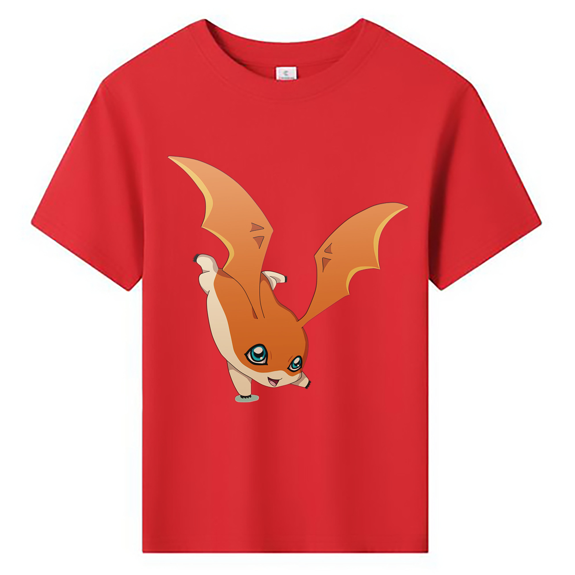 （画像用） Digimon デジタルモンスター/デジモン 綿100％キッズTシャツ（フロントプリント）