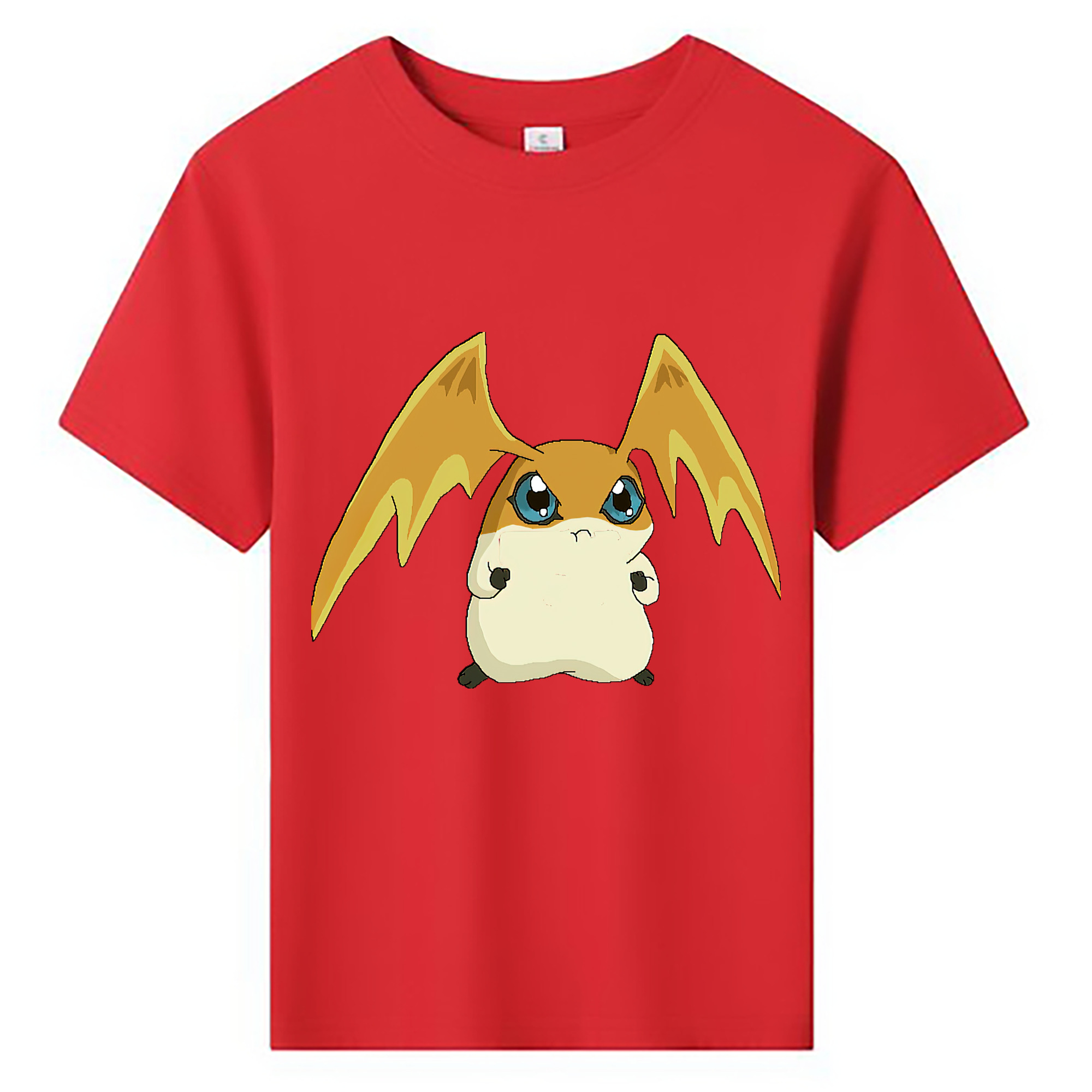 （画像用） Digimon デジタルモンスター/デジモン 綿100％キッズTシャツ（フロントプリント）