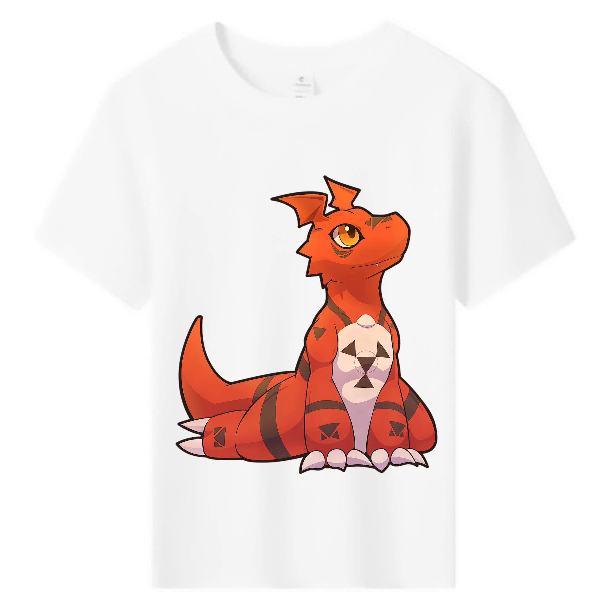（画像用） Digimon デジタルモンスター/デジモン 綿100％キッズTシャツ（フロントプリント）