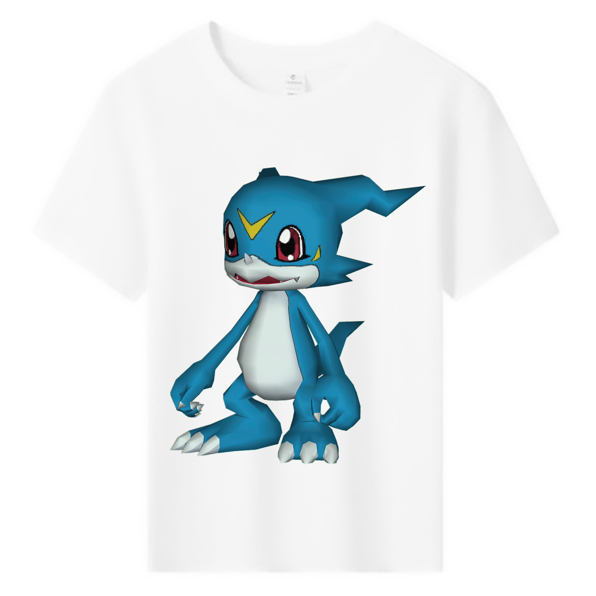 （画像用） Digimon デジタルモンスター/デジモン 綿100％キッズTシャツ（フロントプリント）