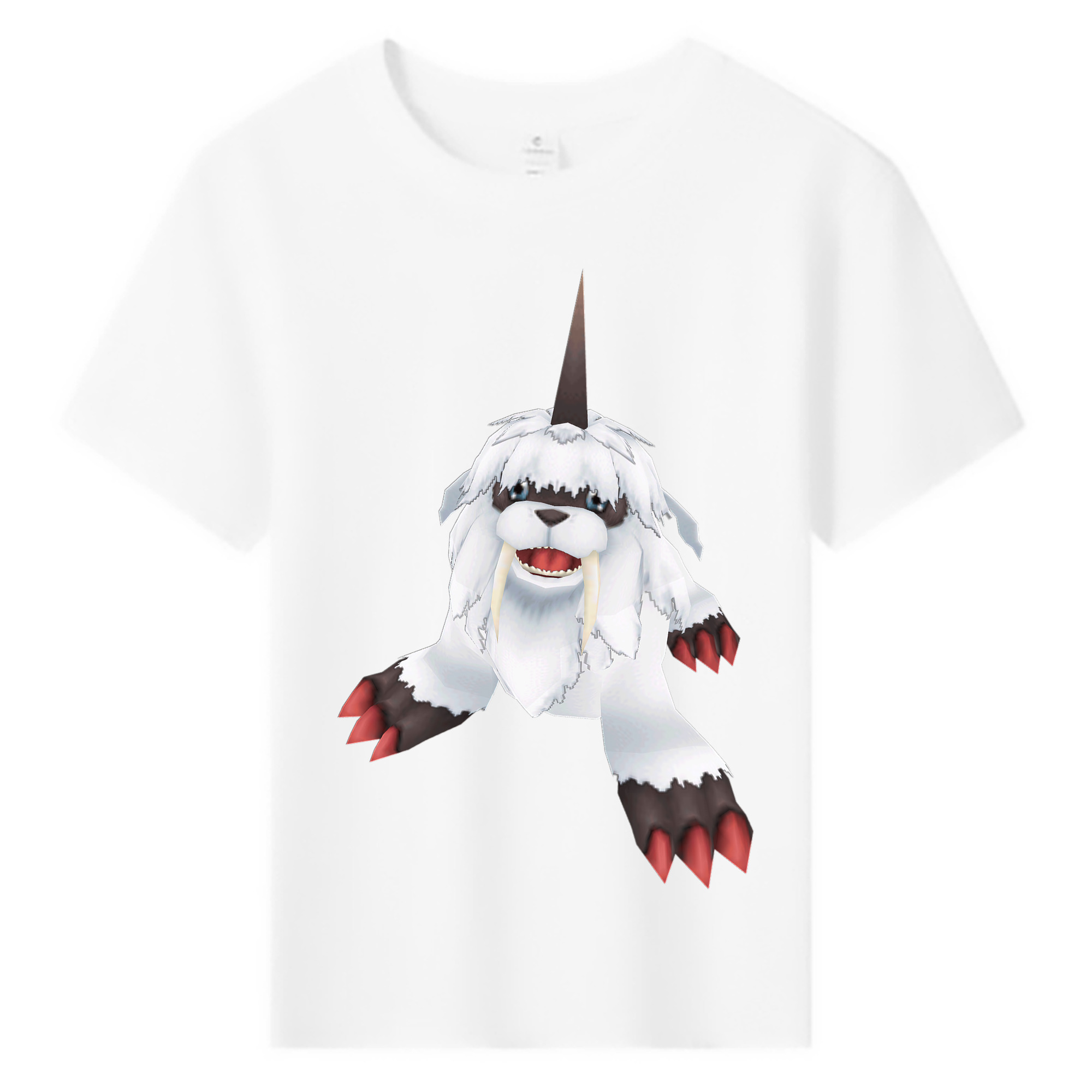 （画像用） Digimon デジタルモンスター/デジモン 綿100％キッズTシャツ（フロントプリント）