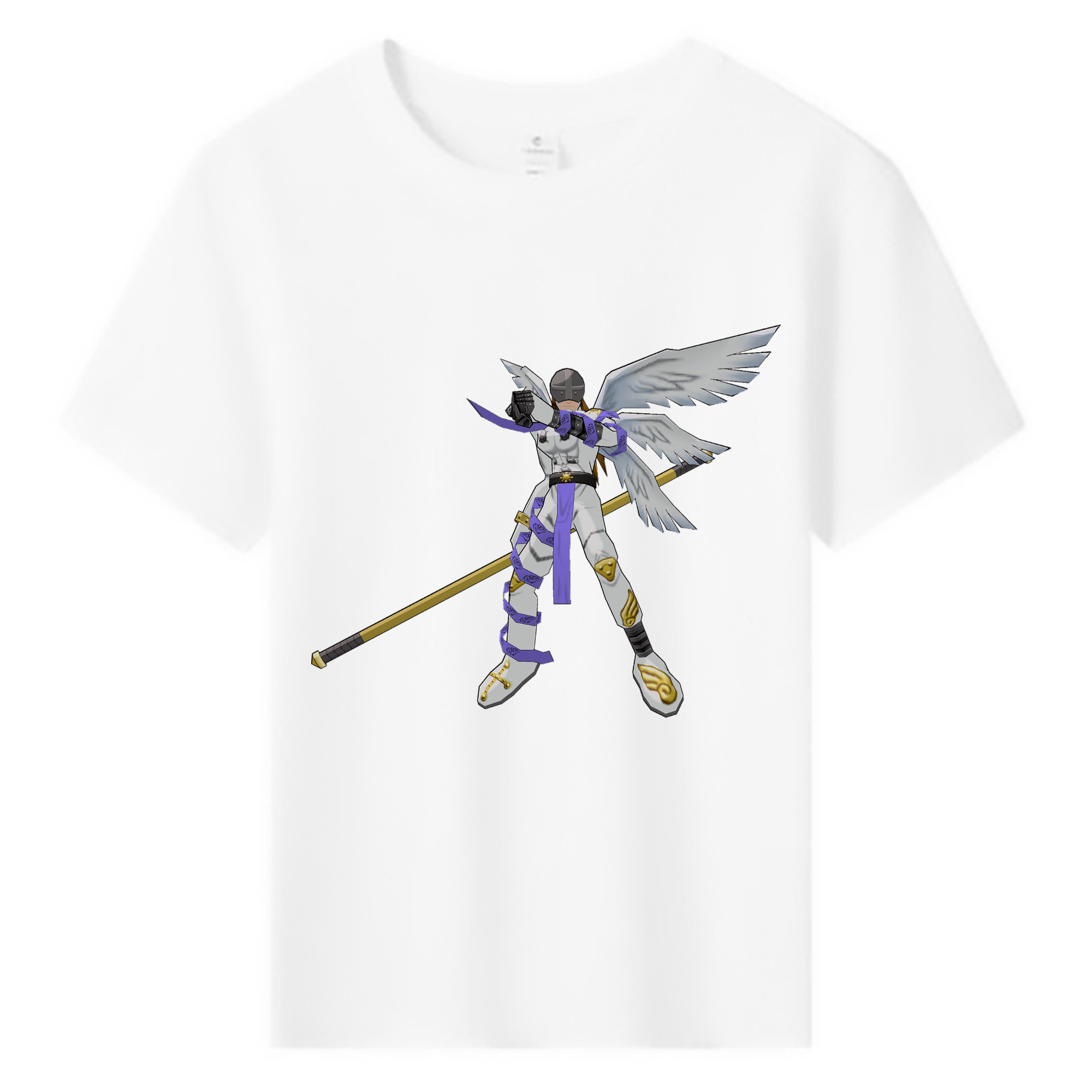 （画像用） Digimon デジタルモンスター/デジモン 綿100％キッズTシャツ（フロントプリント）