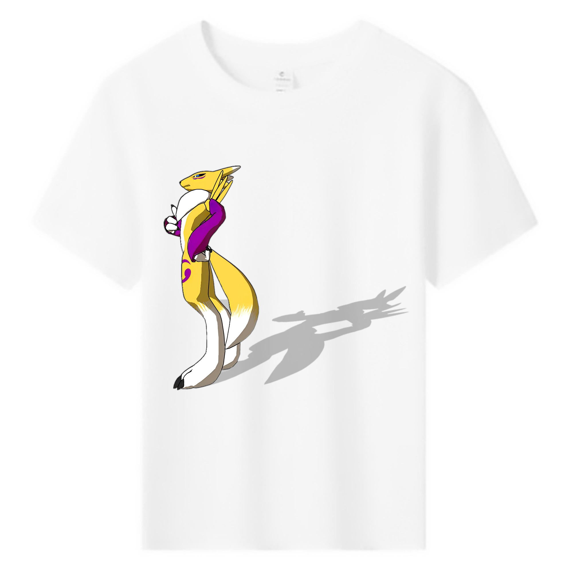（画像用） Digimon デジタルモンスター/デジモン 綿100％キッズTシャツ（フロントプリント）