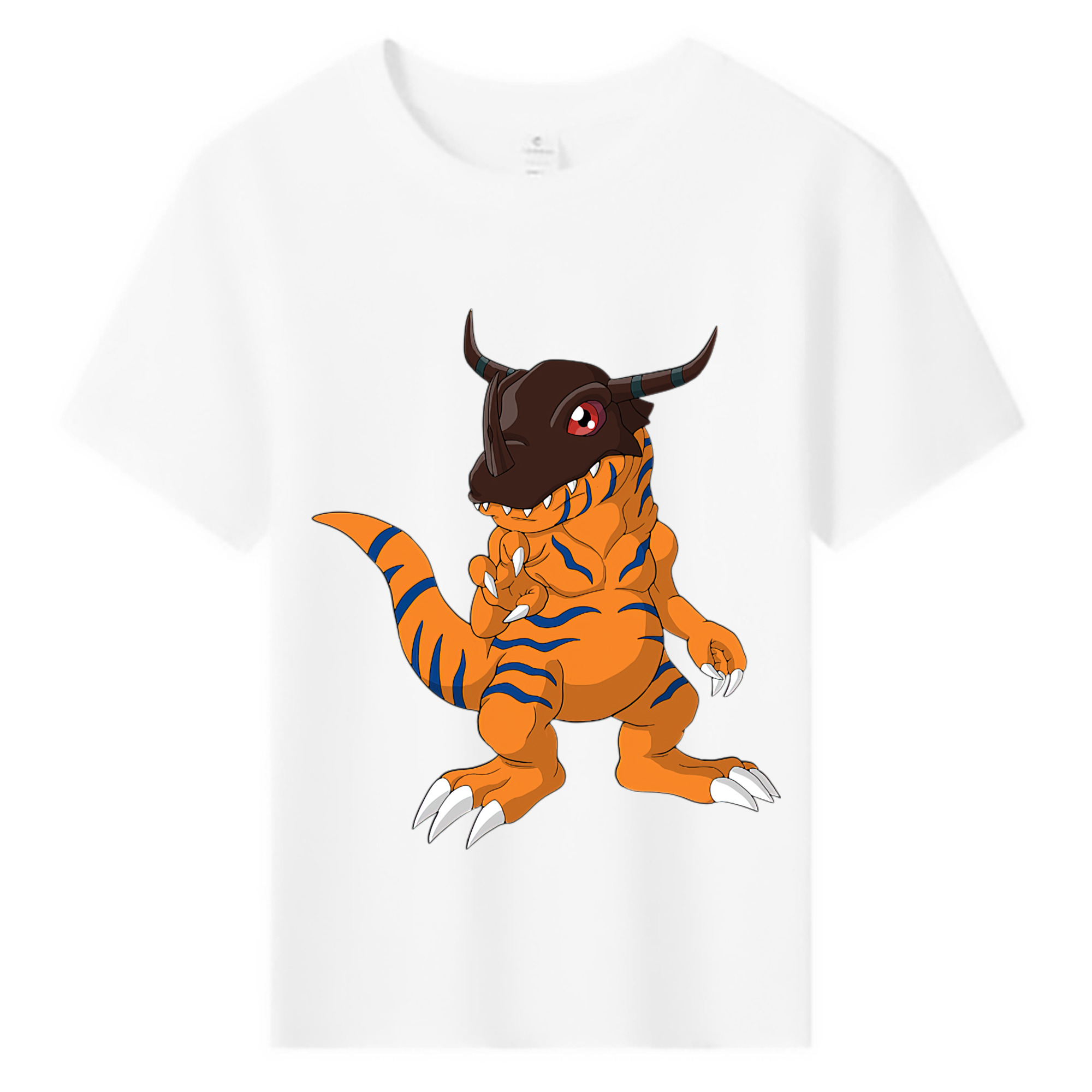 （画像用） Digimon デジタルモンスター/デジモン 綿100％キッズTシャツ（フロントプリント）