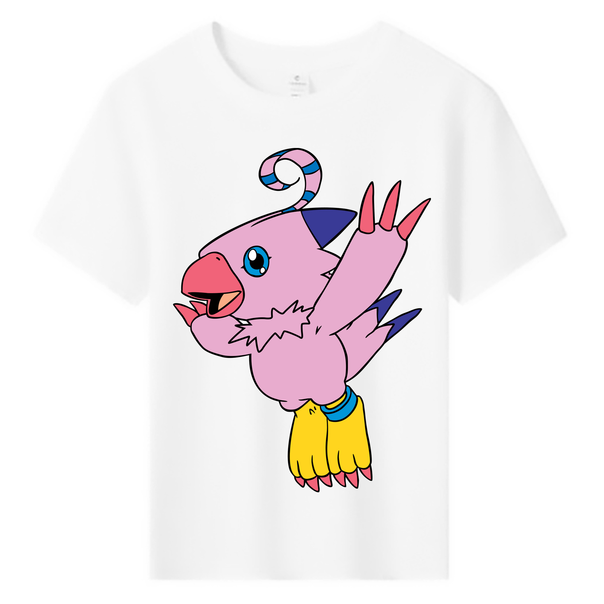 （画像用） Digimon デジタルモンスター/デジモン 綿100％キッズTシャツ（フロントプリント）