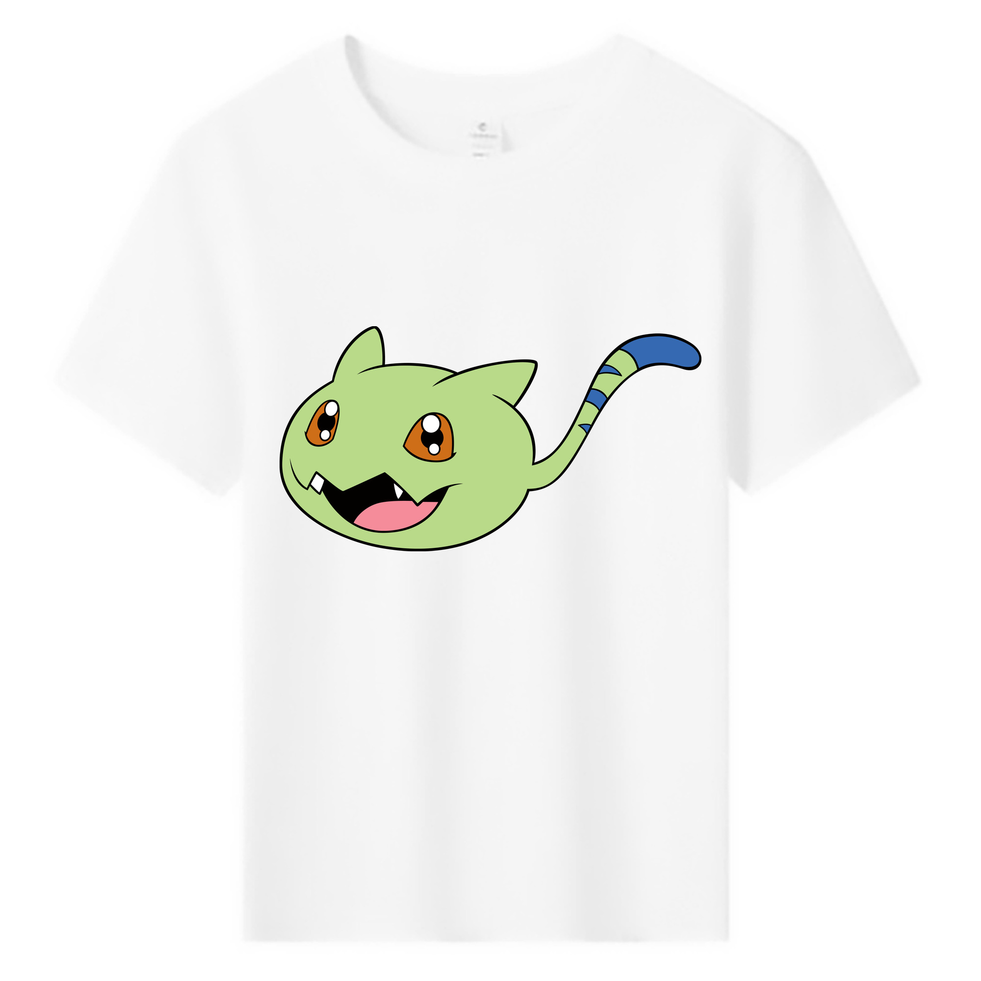 （画像用） Digimon デジタルモンスター/デジモン 綿100％キッズTシャツ（フロントプリント）