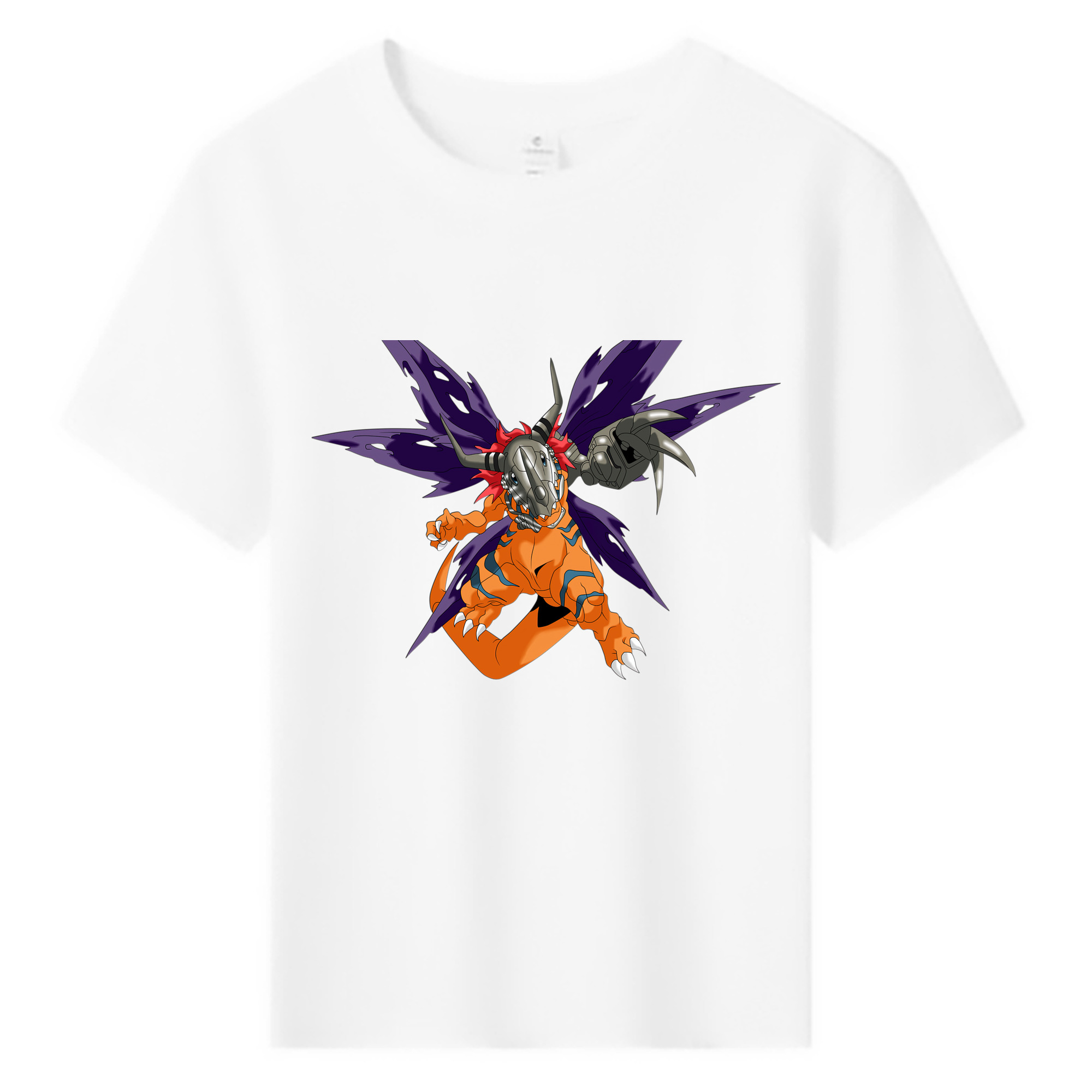 （画像用） Digimon デジタルモンスター/デジモン 綿100％キッズTシャツ（フロントプリント）