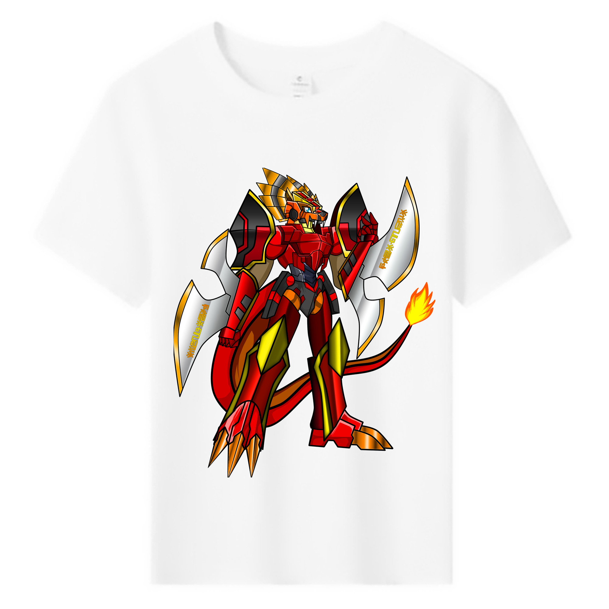 （画像用） Digimon デジタルモンスター/デジモン 綿100％キッズTシャツ（フロントプリント）