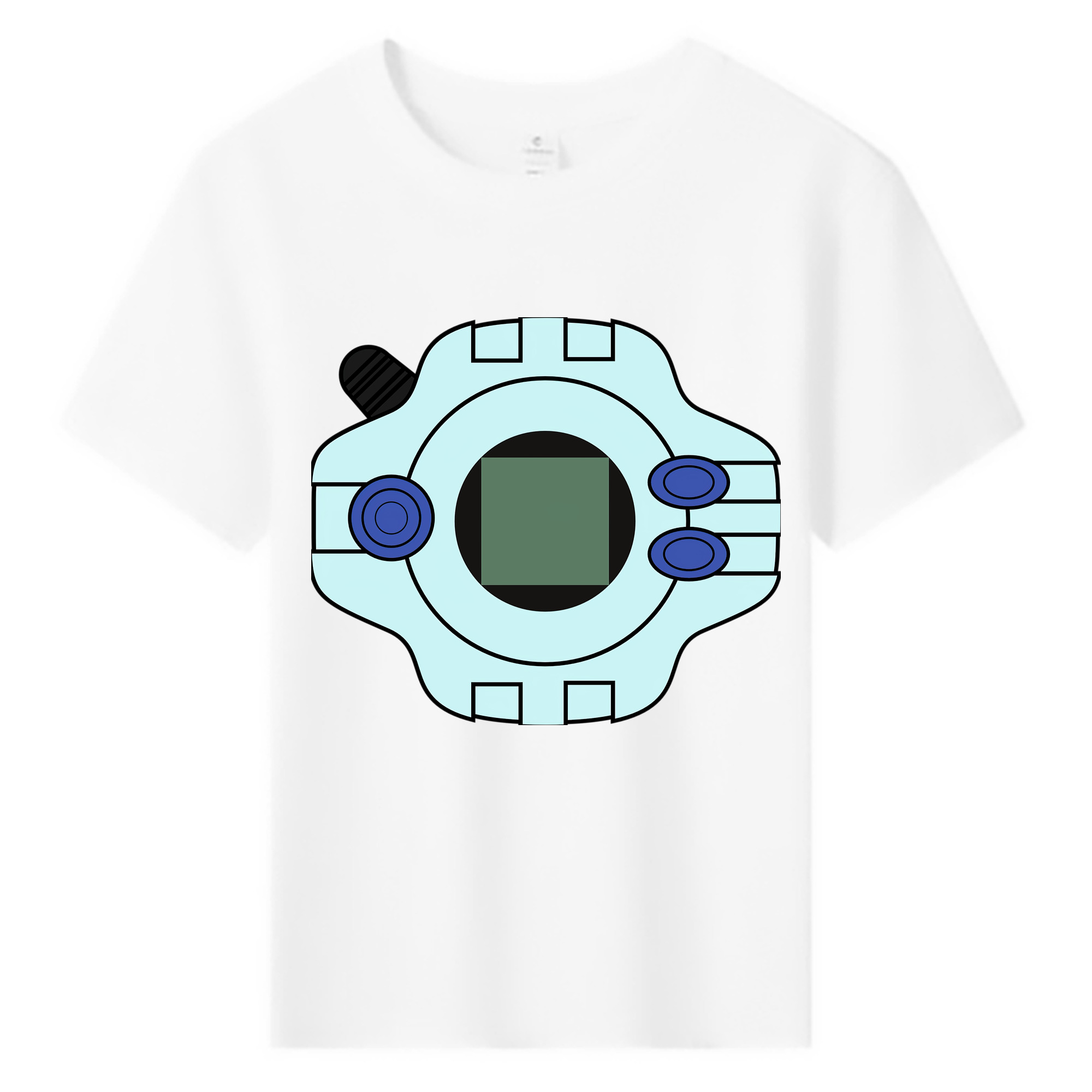 （画像用） Digimon デジタルモンスター/デジモン 綿100％キッズTシャツ（フロントプリント）