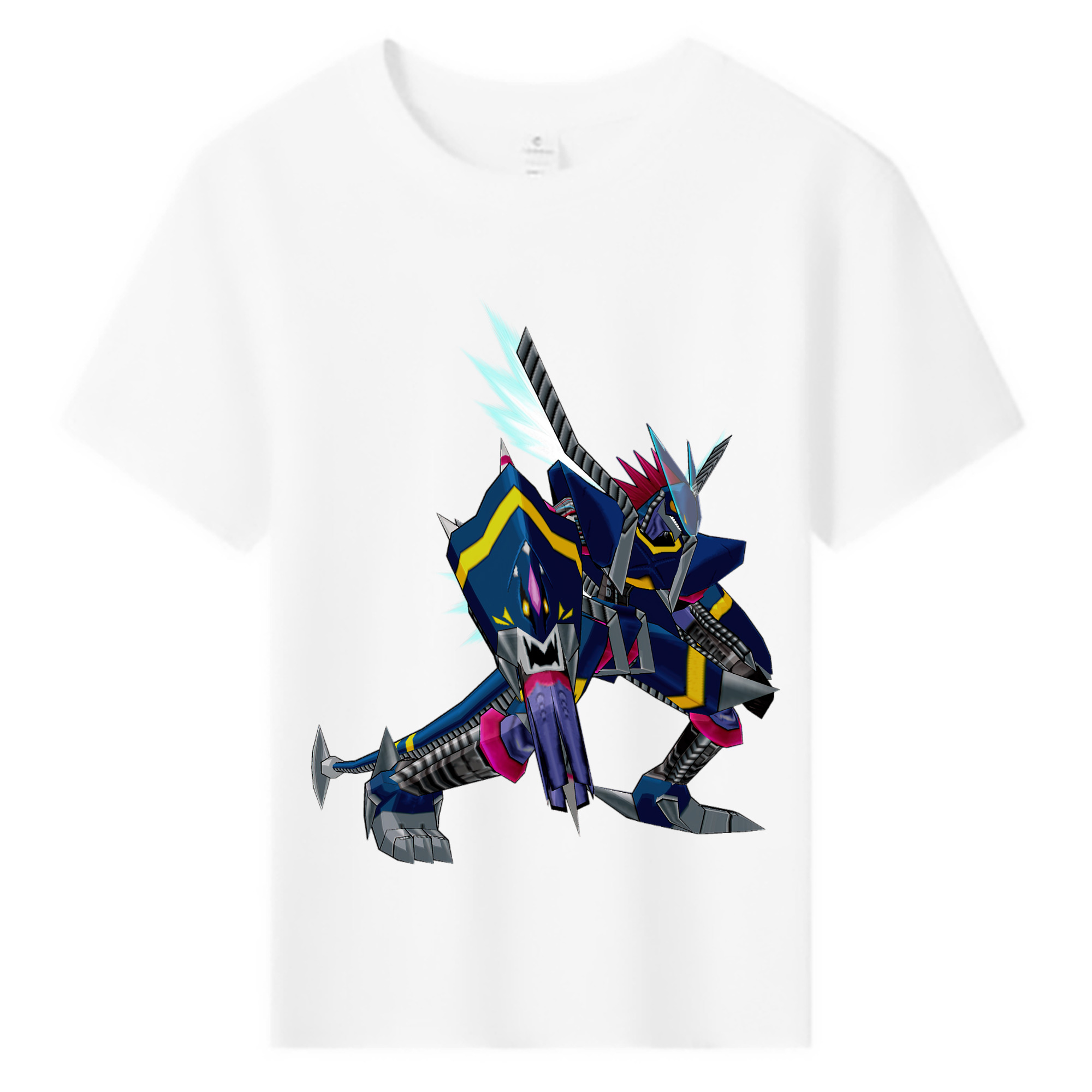 （画像用） Digimon デジタルモンスター/デジモン 綿100％キッズTシャツ（フロントプリント）