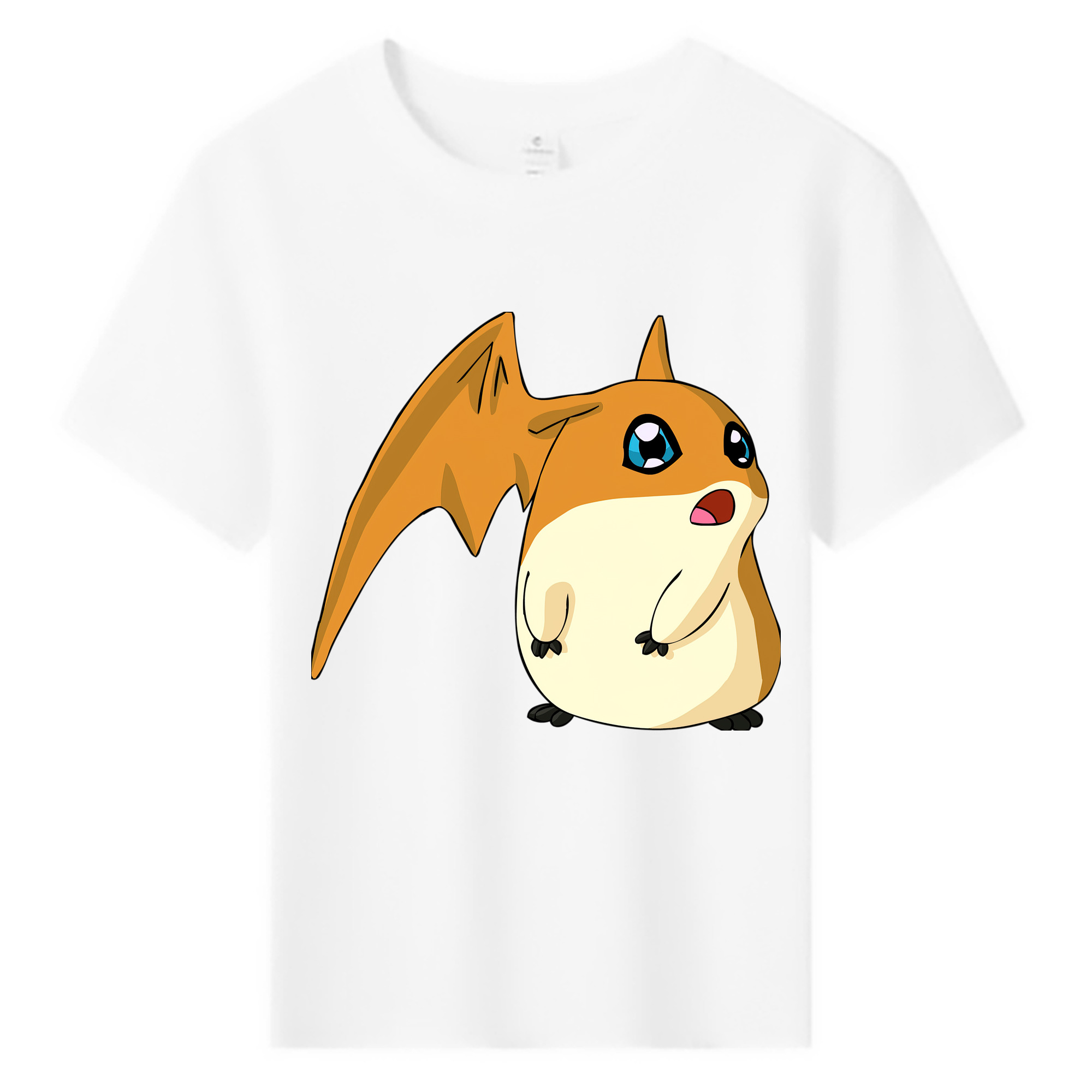 （画像用） Digimon デジタルモンスター/デジモン 綿100％キッズTシャツ（フロントプリント）