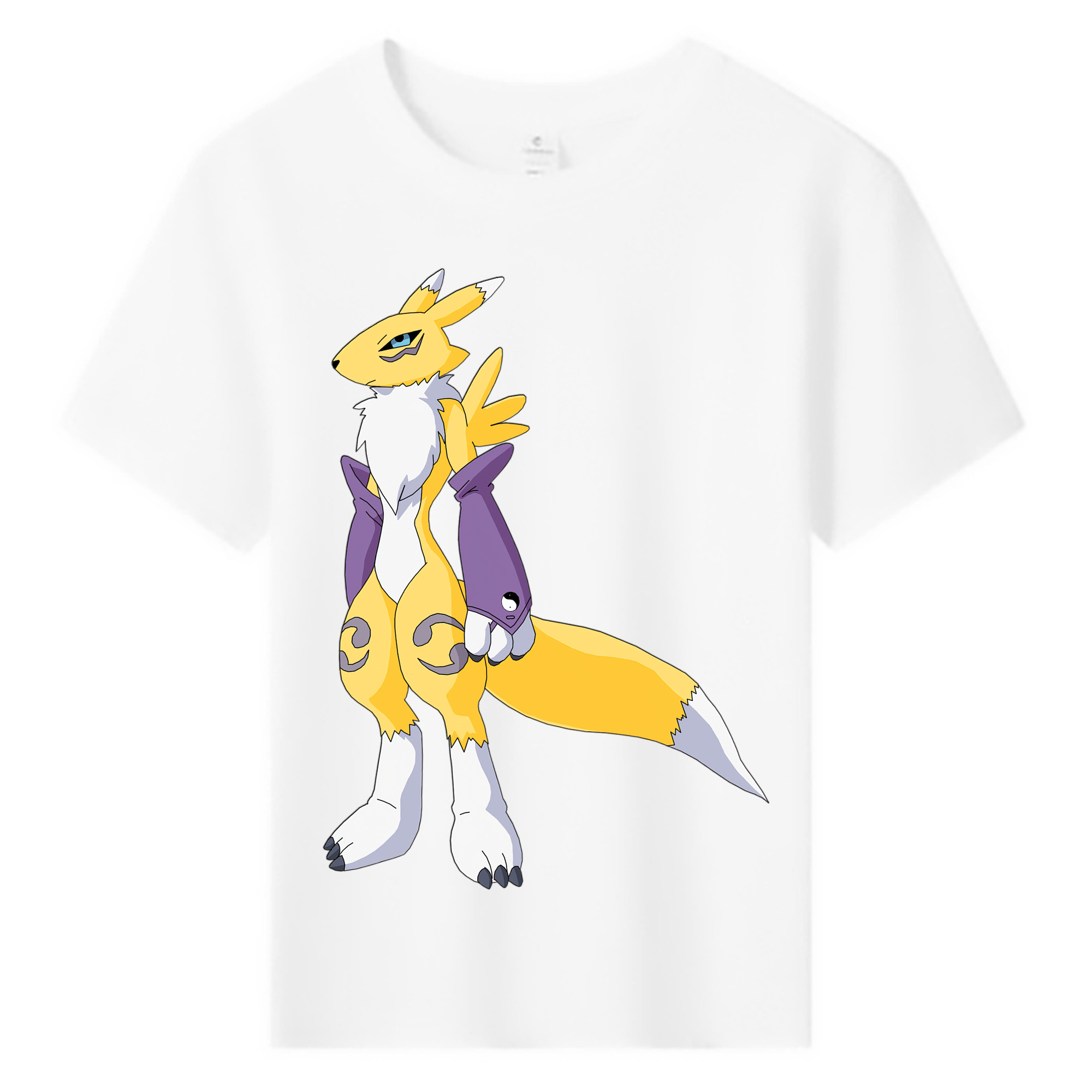 （画像用） Digimon デジタルモンスター/デジモン 綿100％キッズTシャツ（フロントプリント）