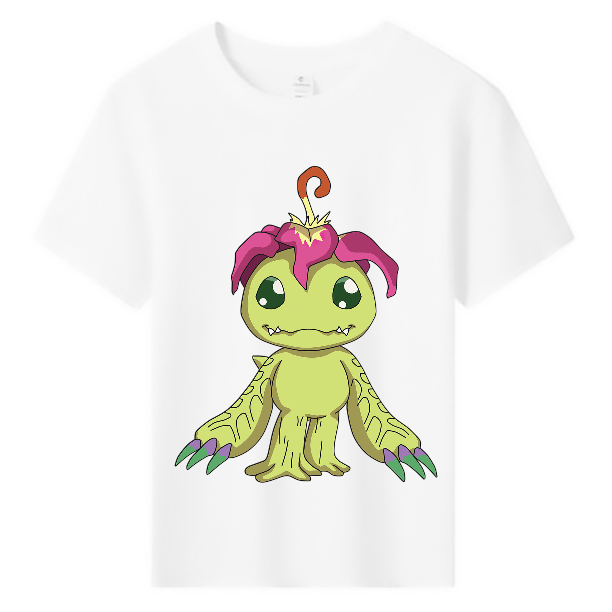 （画像用） Digimon デジタルモンスター/デジモン 綿100％キッズTシャツ（フロントプリント）