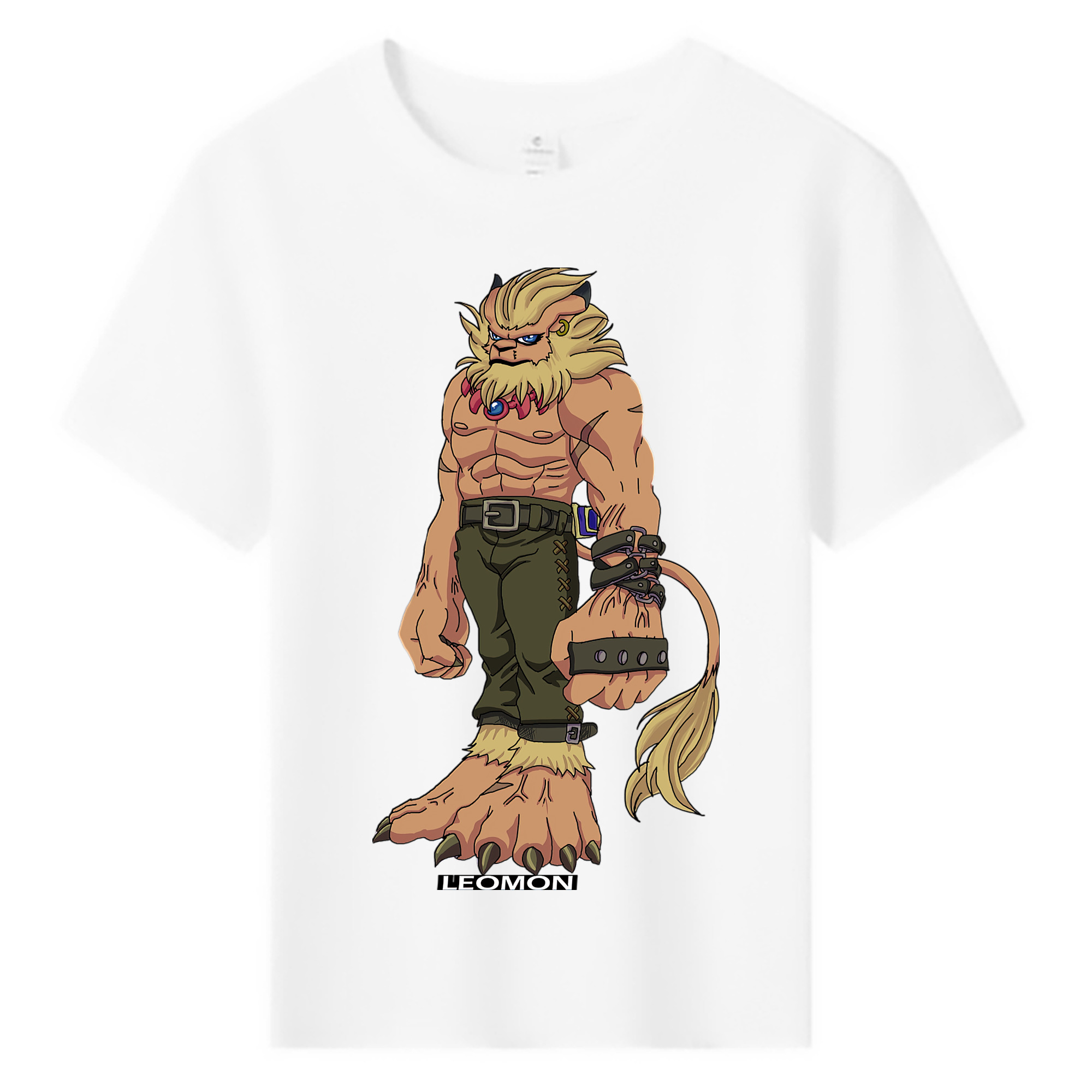 （画像用） Digimon デジタルモンスター/デジモン 綿100％キッズTシャツ（フロントプリント）