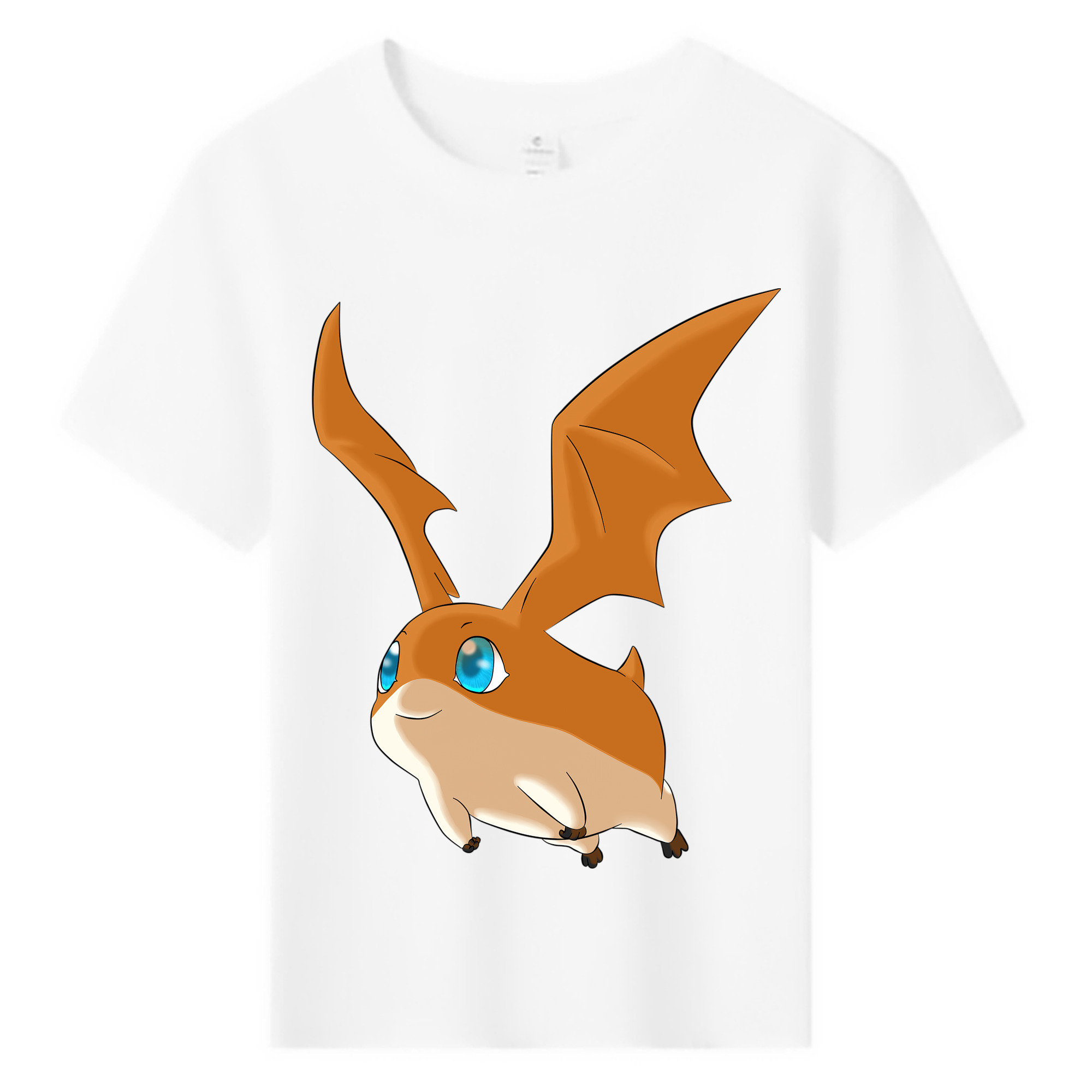 （画像用） Digimon デジタルモンスター/デジモン 綿100％キッズTシャツ（フロントプリント）