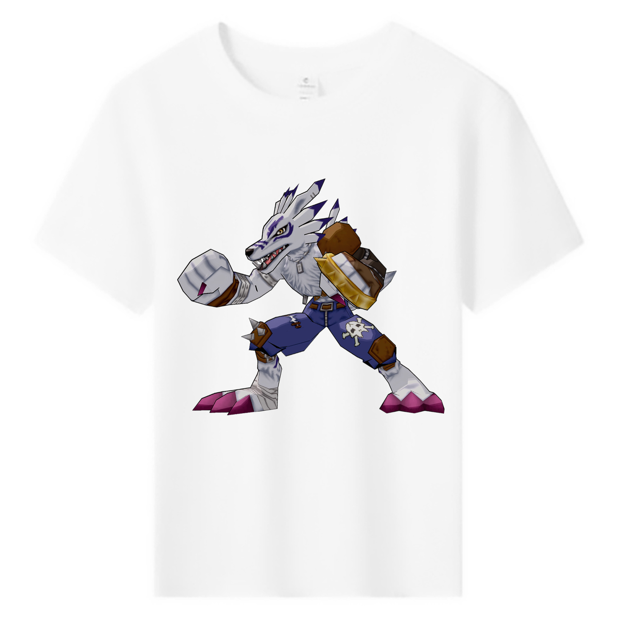 （画像用） Digimon デジタルモンスター/デジモン 綿100％キッズTシャツ（フロントプリント）