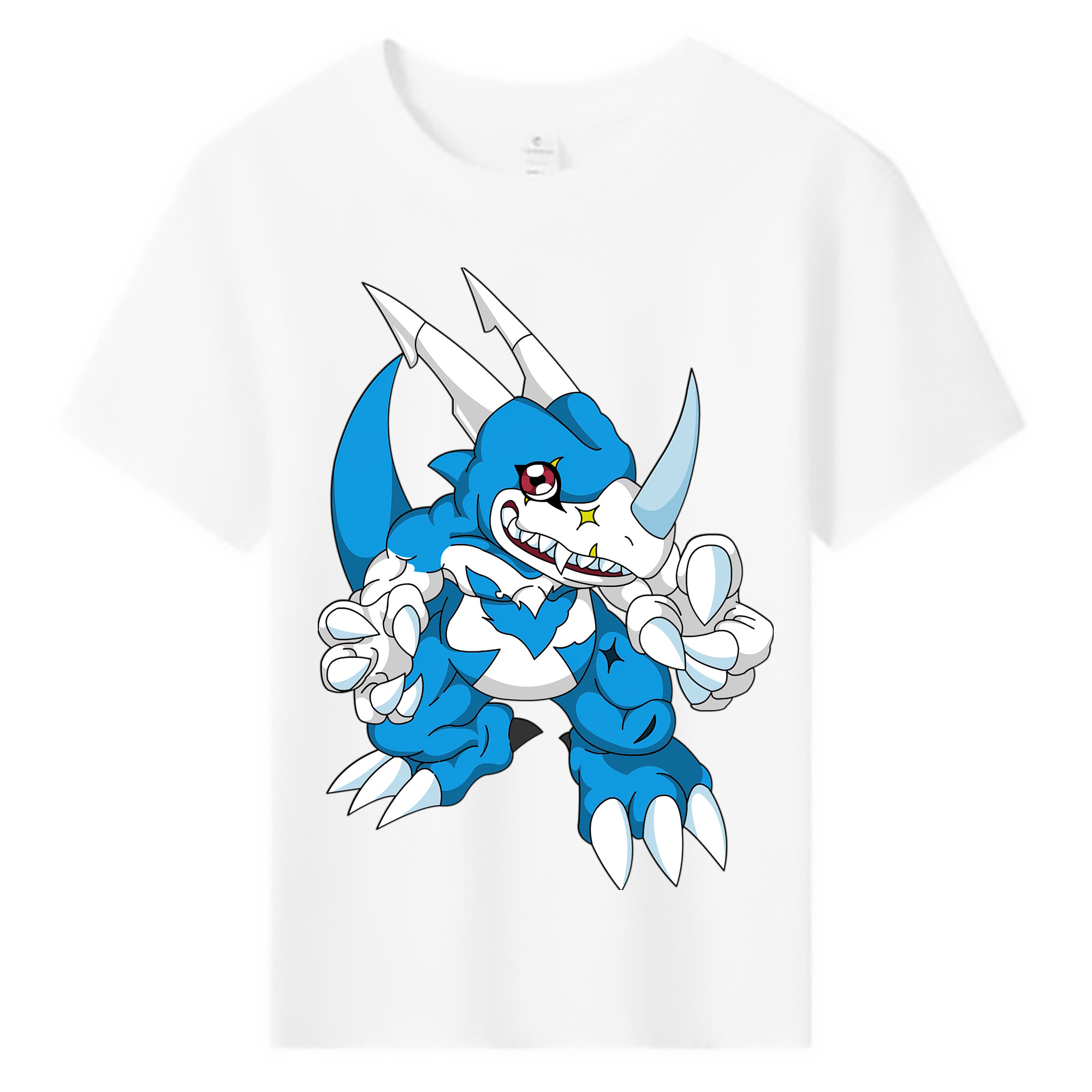 （画像用） Digimon デジタルモンスター/デジモン 綿100％キッズTシャツ（フロントプリント）