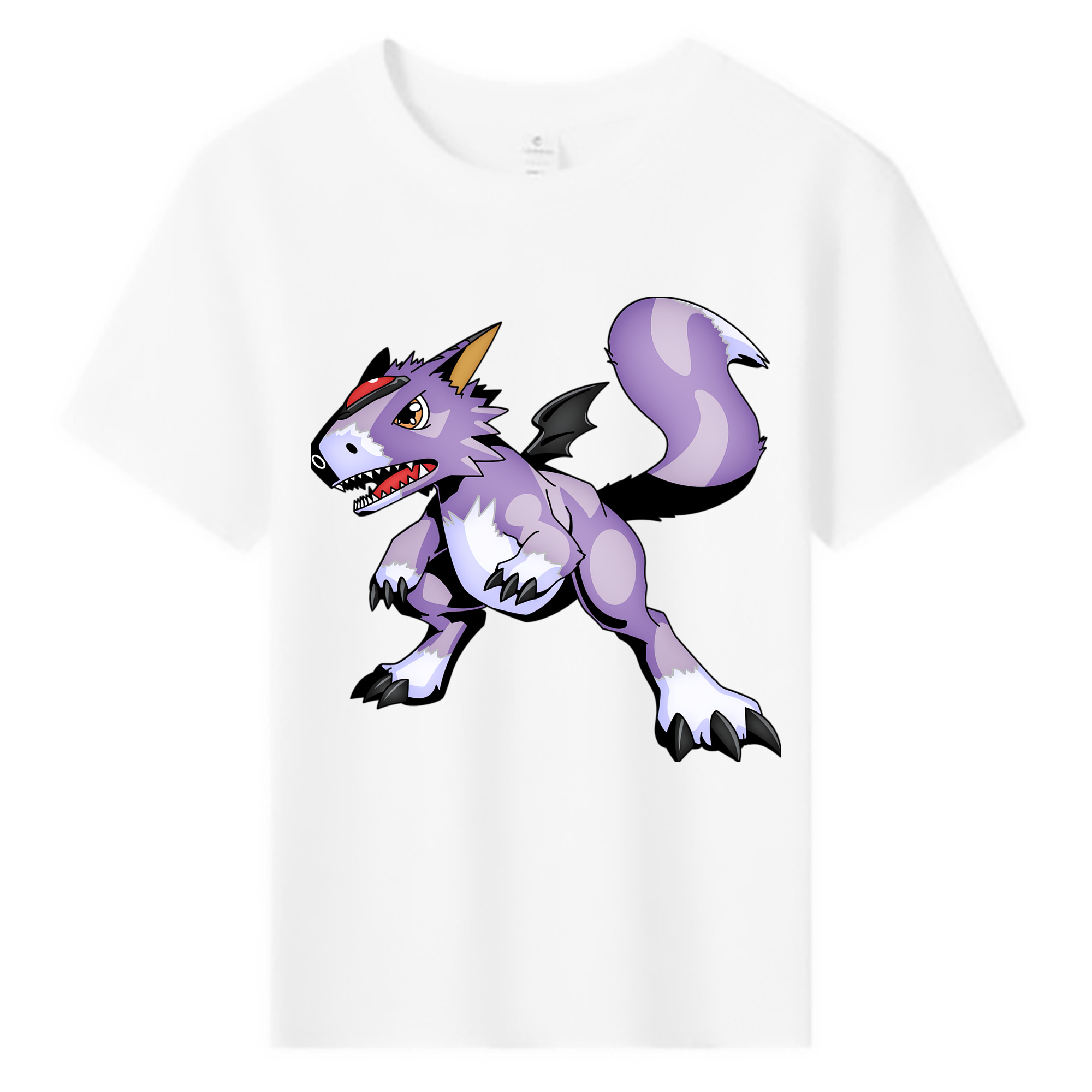 （画像用） Digimon デジタルモンスター/デジモン 綿100％キッズTシャツ（フロントプリント）