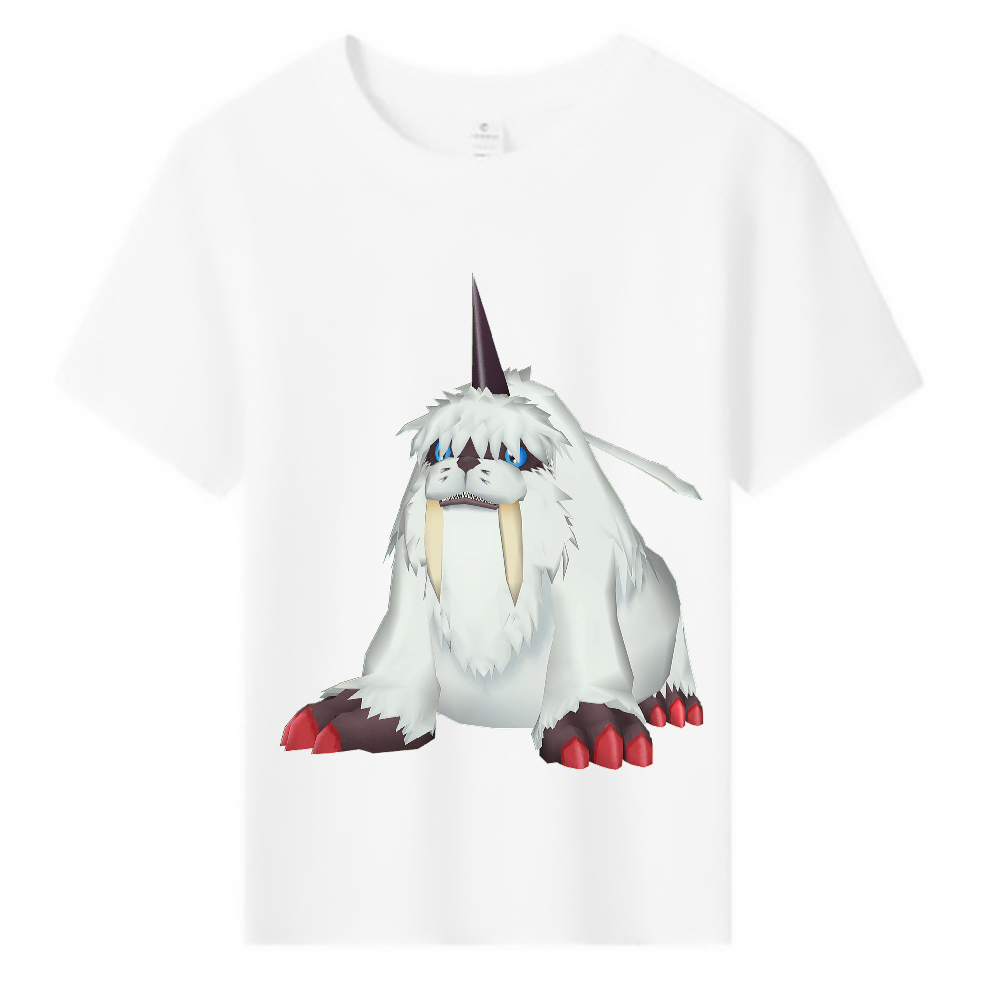 （画像用） Digimon デジタルモンスター/デジモン 綿100％キッズTシャツ（フロントプリント）