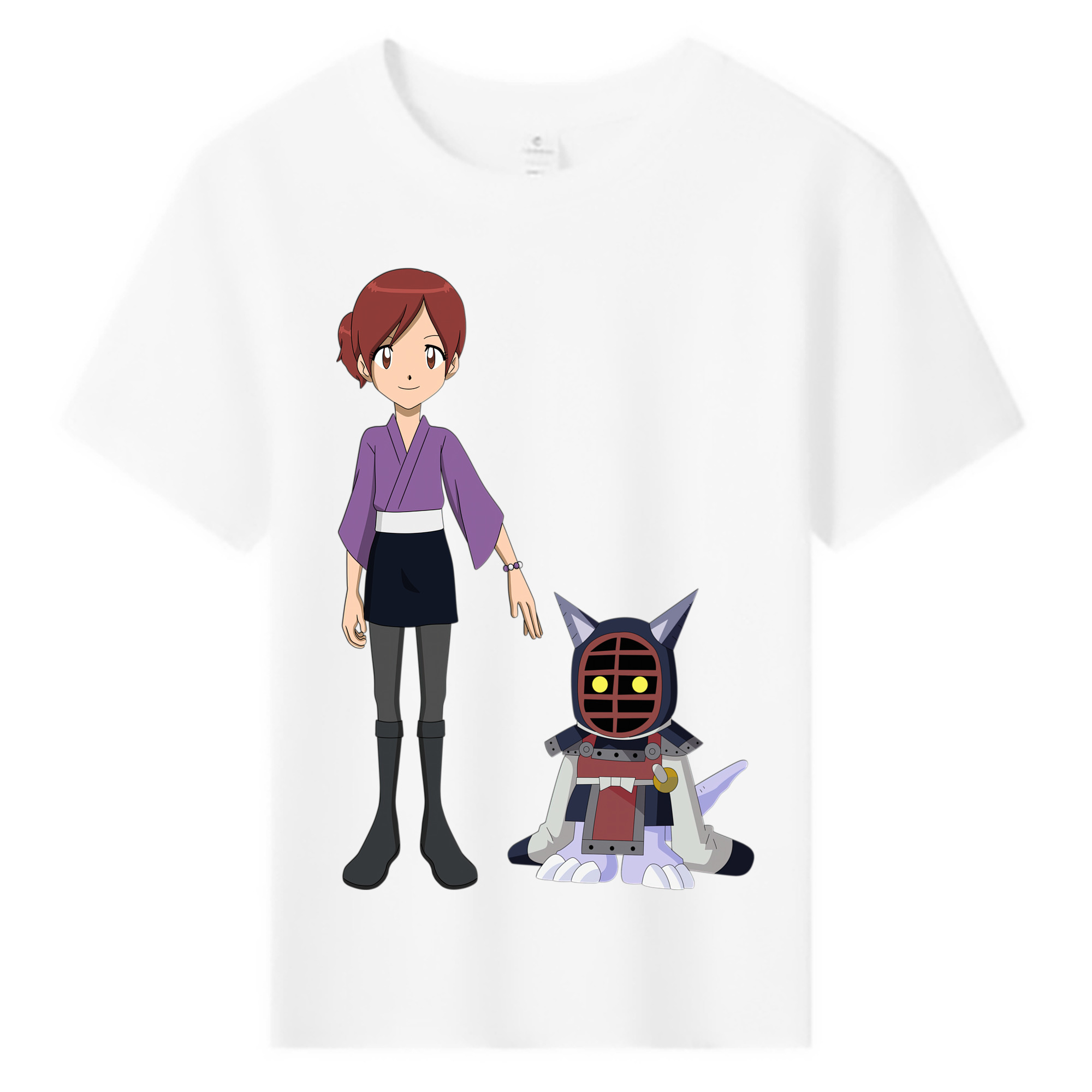 （画像用） Digimon デジタルモンスター/デジモン 綿100％キッズTシャツ（フロントプリント）
