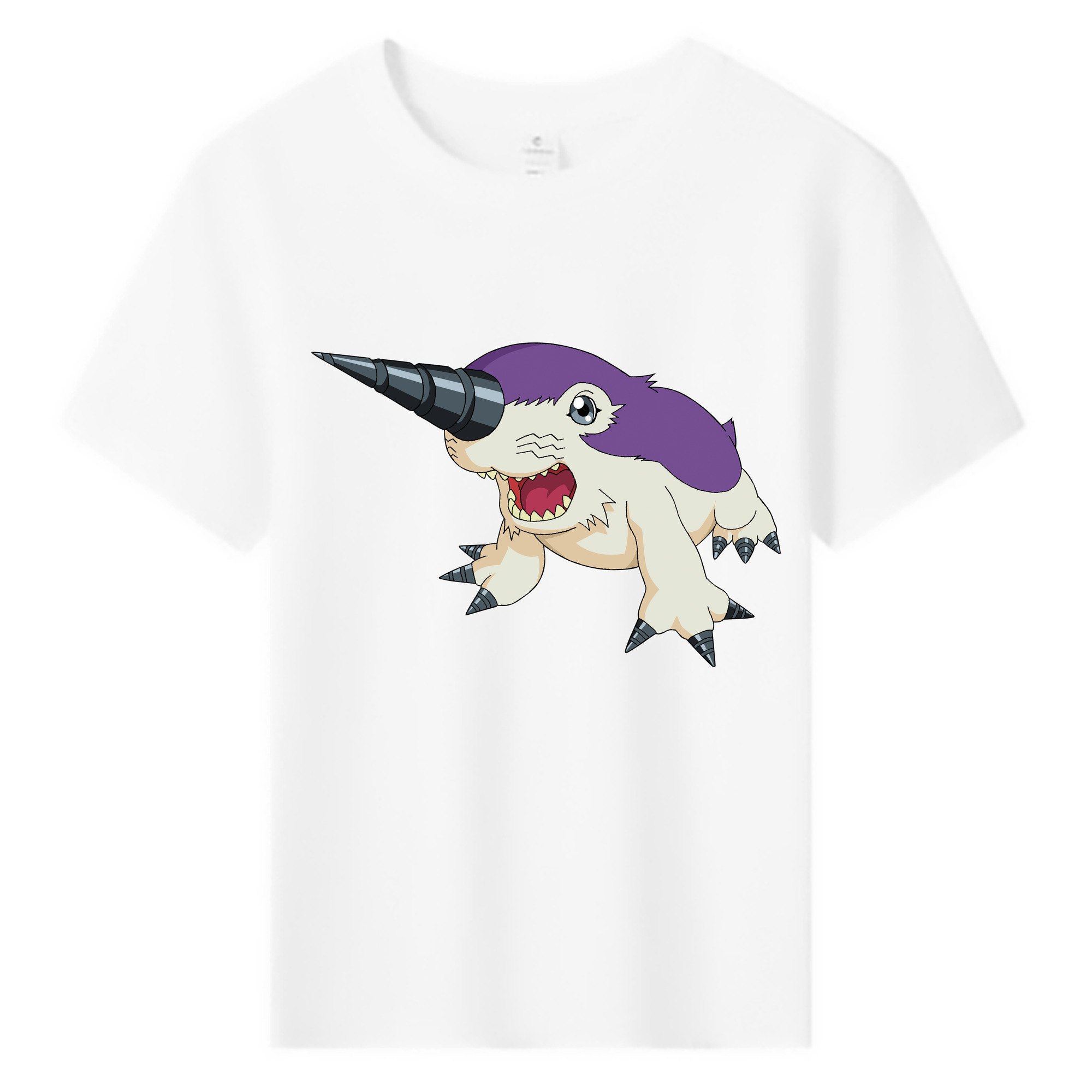 （画像用） Digimon デジタルモンスター/デジモン 綿100％キッズTシャツ（フロントプリント）