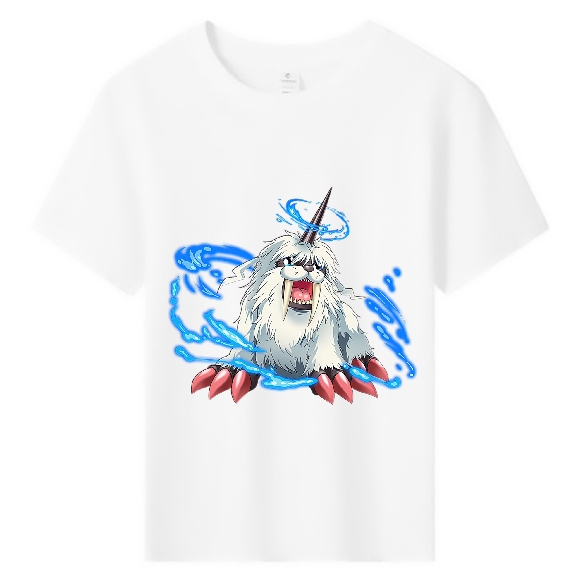 （画像用） Digimon デジタルモンスター/デジモン 綿100％キッズTシャツ（フロントプリント）