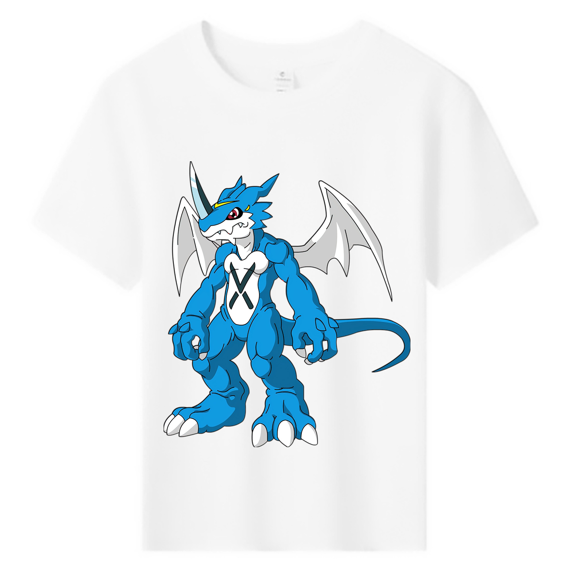 （画像用） Digimon デジタルモンスター/デジモン 綿100％キッズTシャツ（フロントプリント）