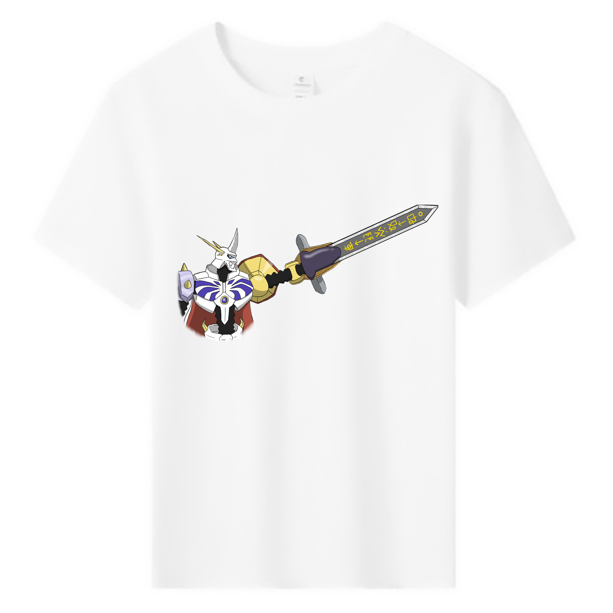 （画像用） Digimon デジタルモンスター/デジモン 綿100％キッズTシャツ（フロントプリント）