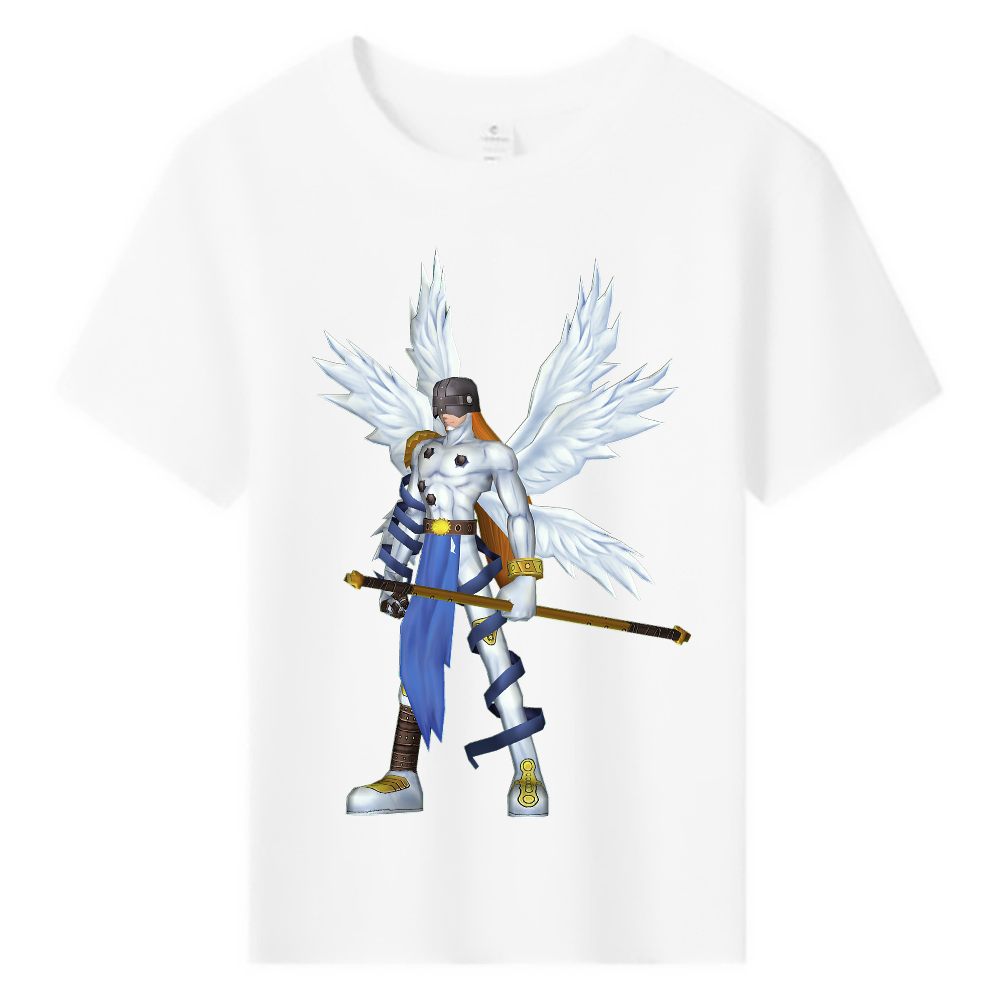 （画像用） Digimon デジタルモンスター/デジモン 綿100％キッズTシャツ（フロントプリント）