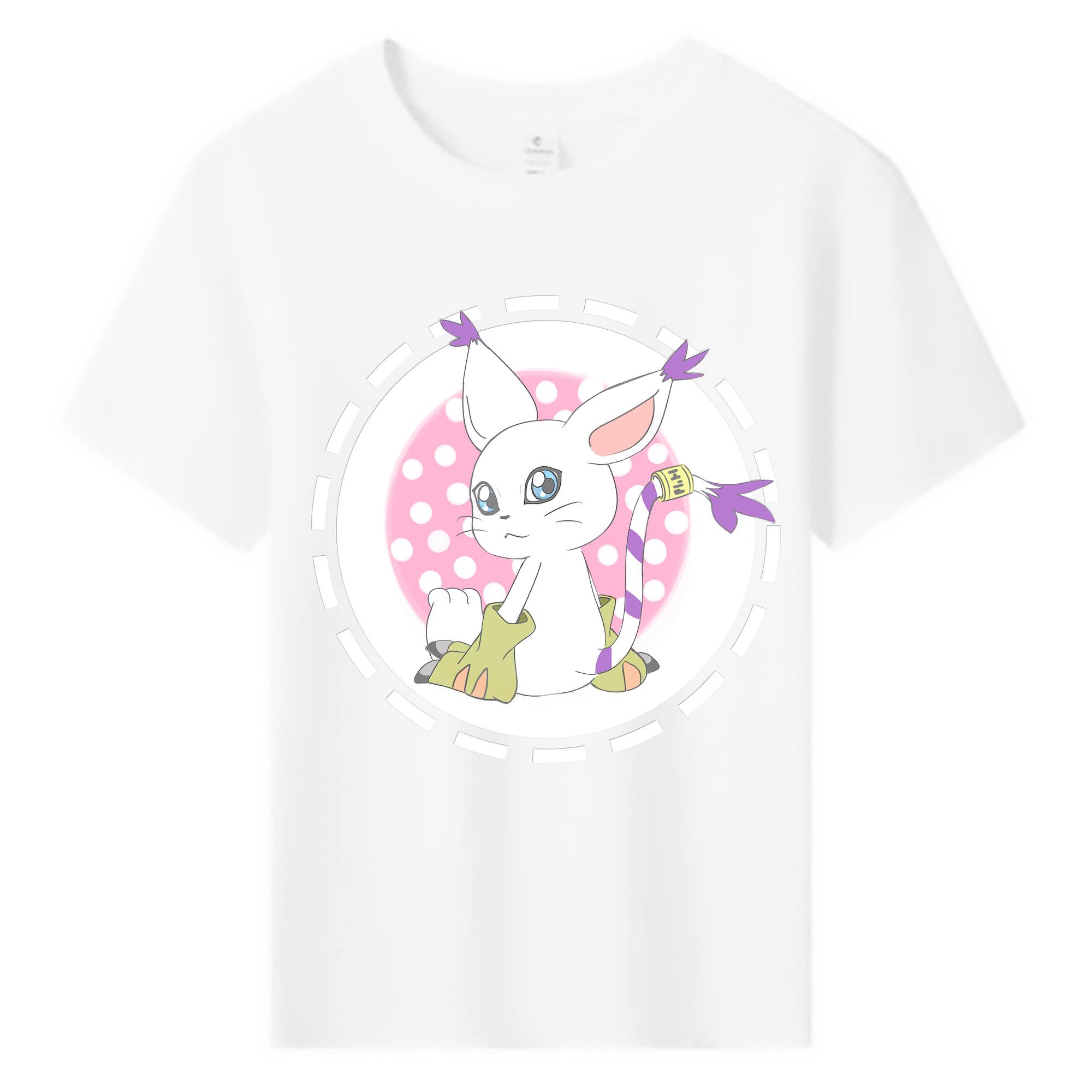 （画像用） Digimon デジタルモンスター/デジモン 綿100％キッズTシャツ（フロントプリント）