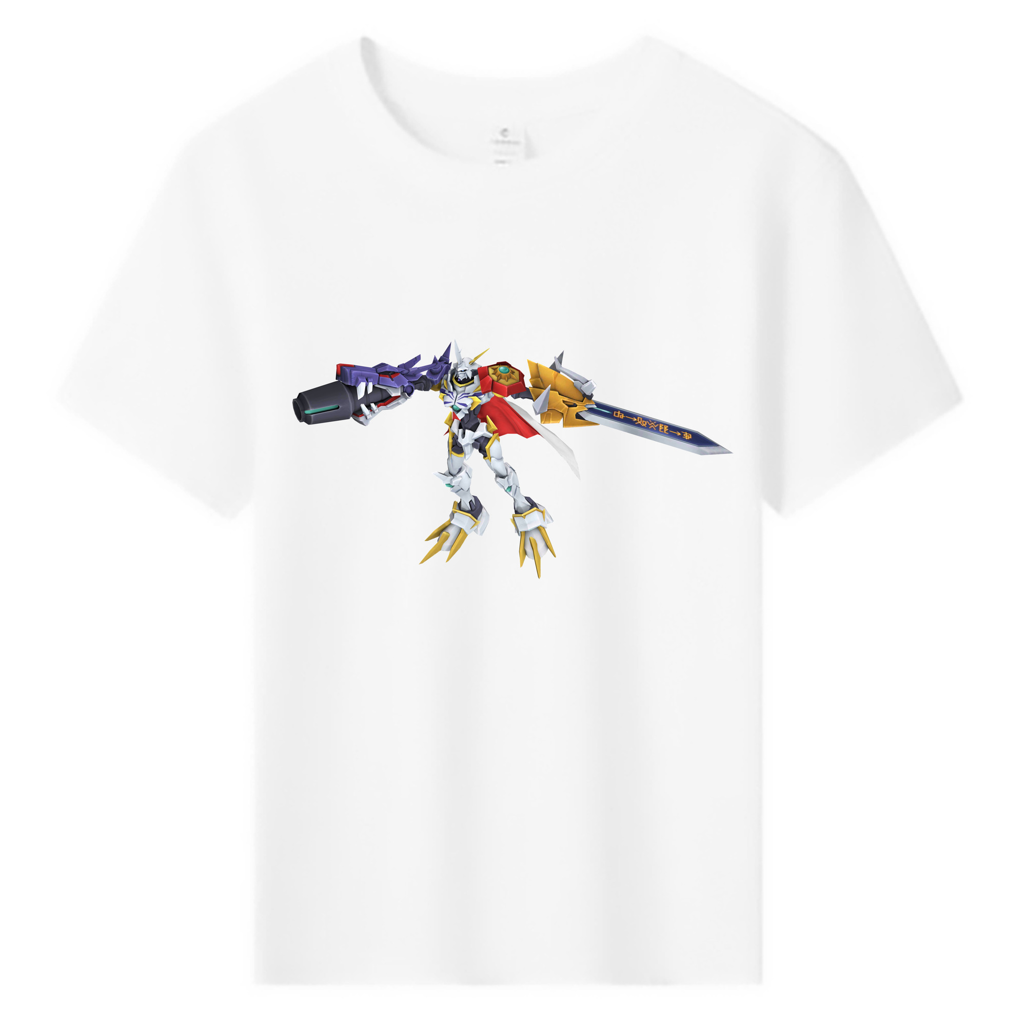 （画像用） Digimon デジタルモンスター/デジモン 綿100％キッズTシャツ（フロントプリント）