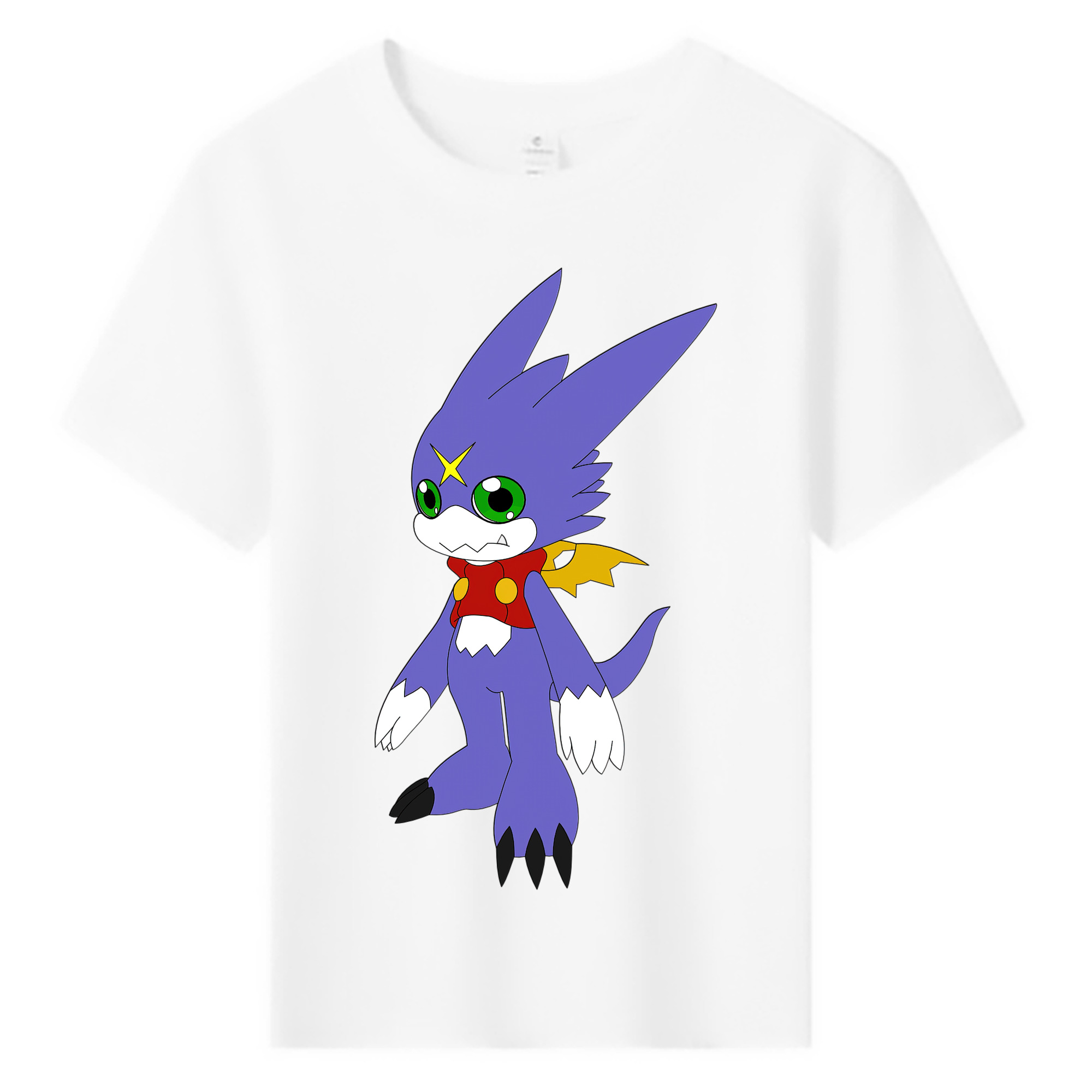 （画像用） Digimon デジタルモンスター/デジモン 綿100％キッズTシャツ（フロントプリント）