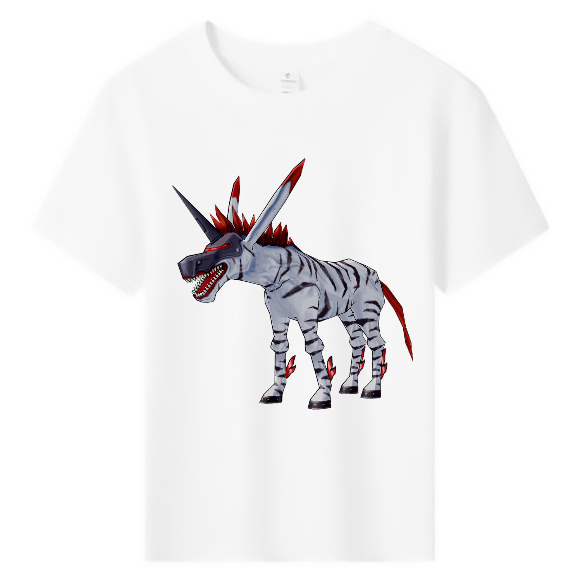 （画像用） Digimon デジタルモンスター/デジモン 綿100％キッズTシャツ（フロントプリント）
