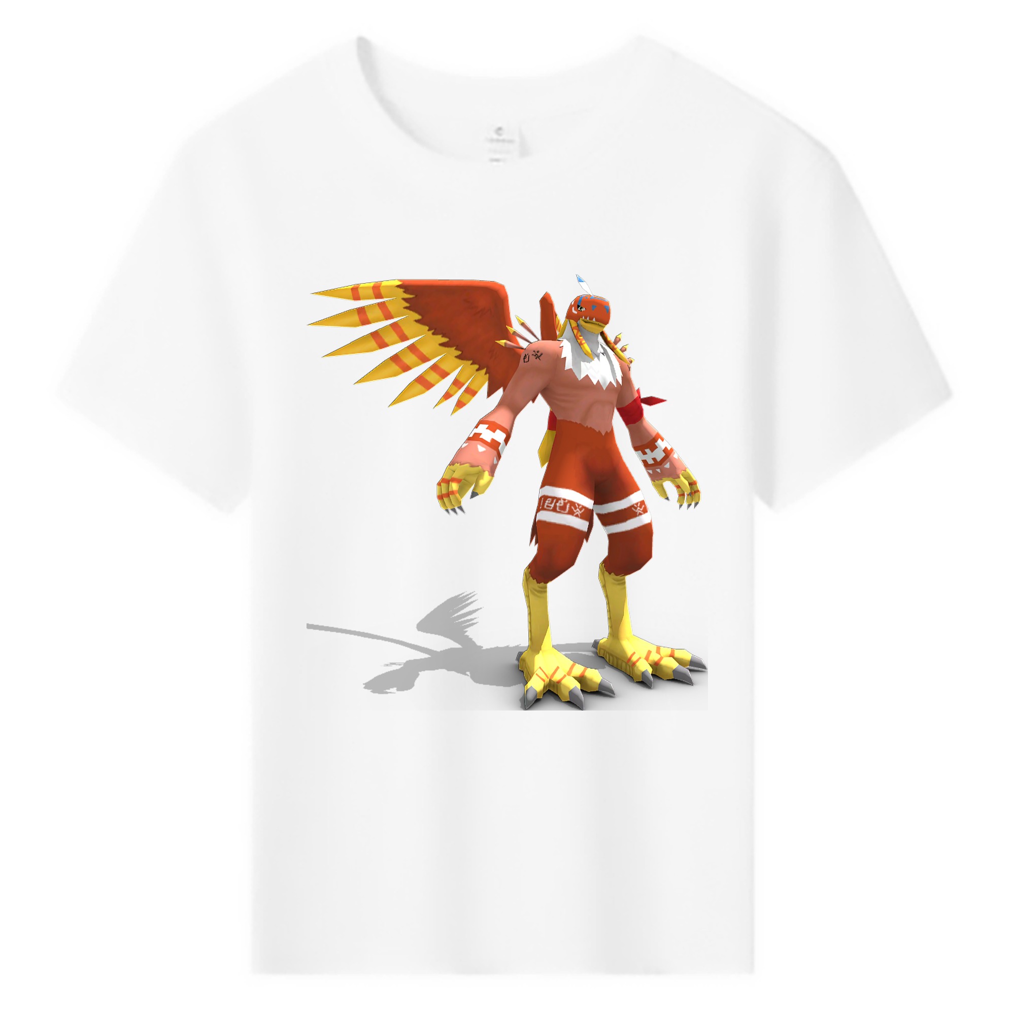 （画像用） Digimon デジタルモンスター/デジモン 綿100％キッズTシャツ（フロントプリント）