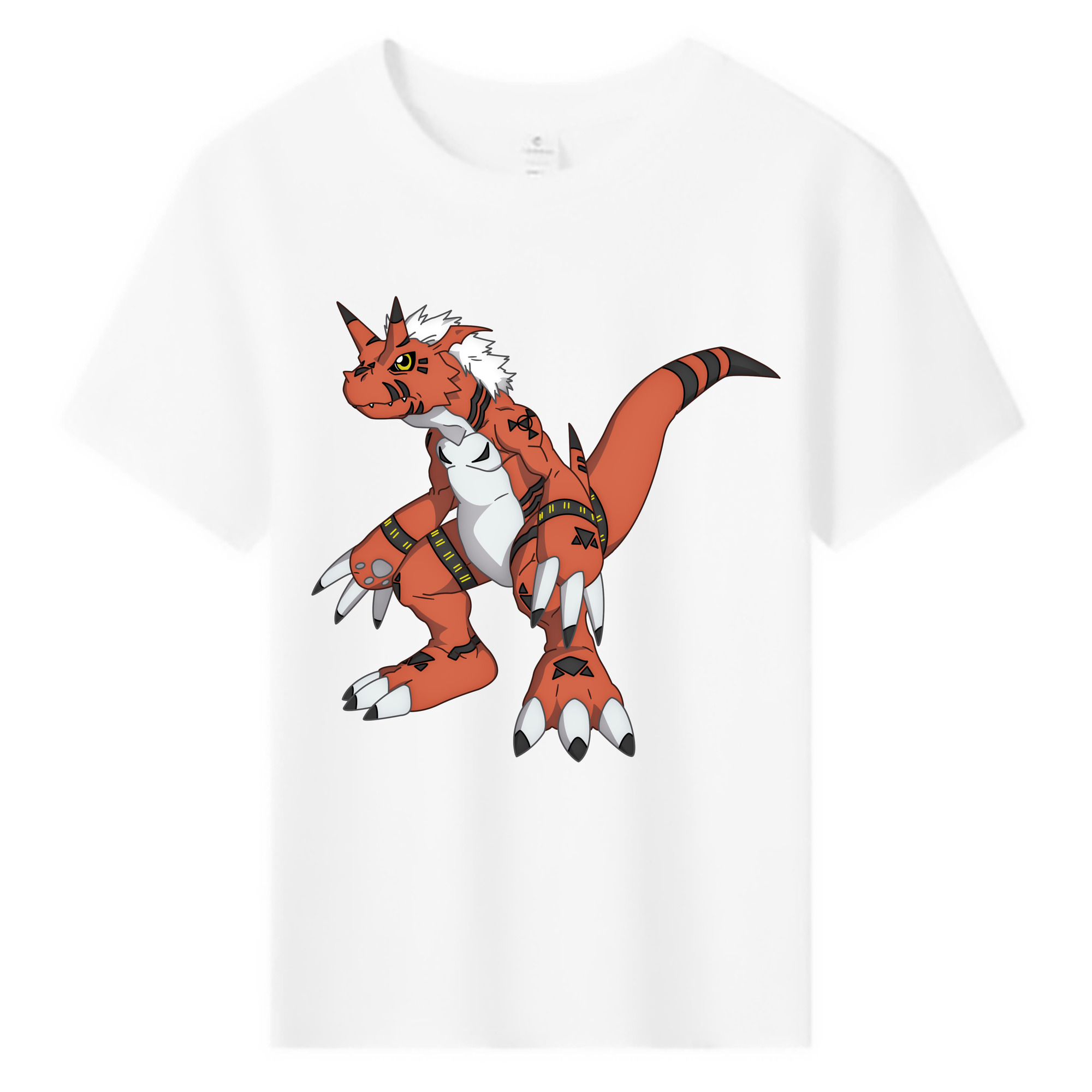 （画像用） Digimon デジタルモンスター/デジモン 綿100％キッズTシャツ（フロントプリント）