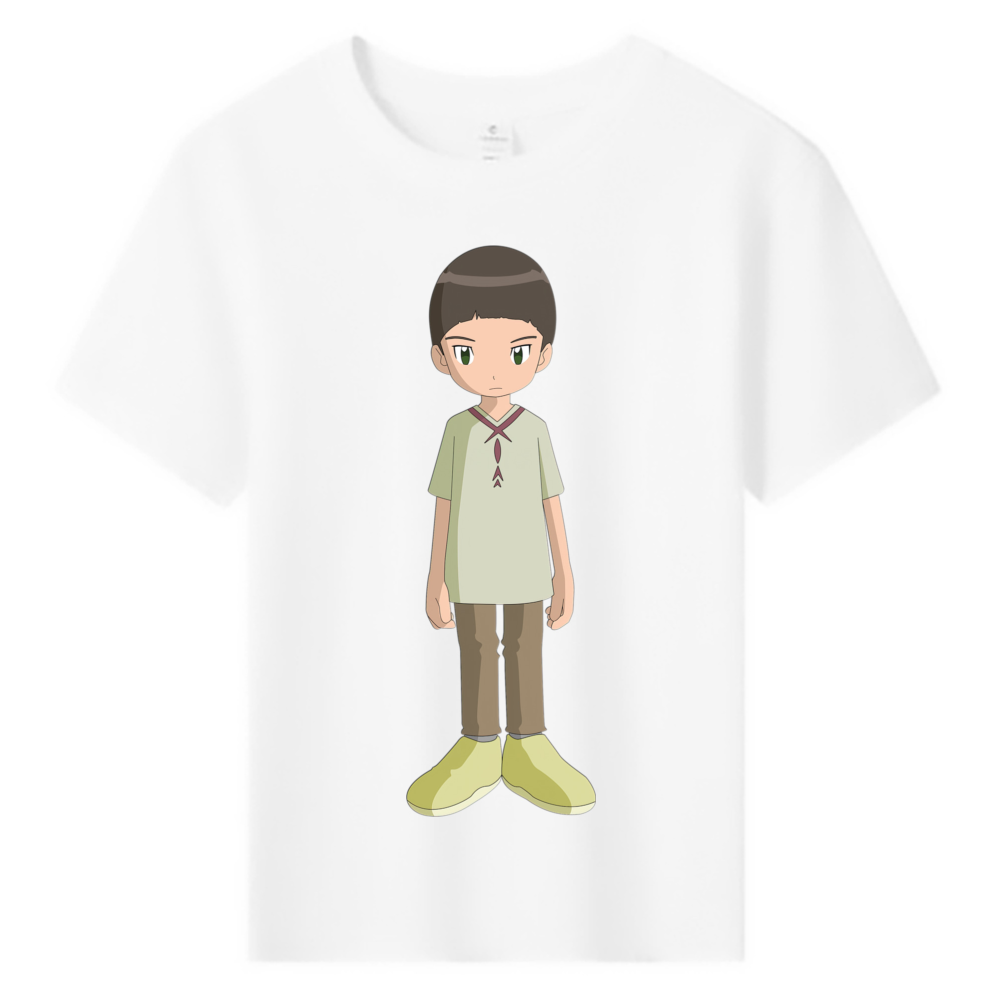 （画像用） Digimon デジタルモンスター/デジモン 綿100％キッズTシャツ（フロントプリント）