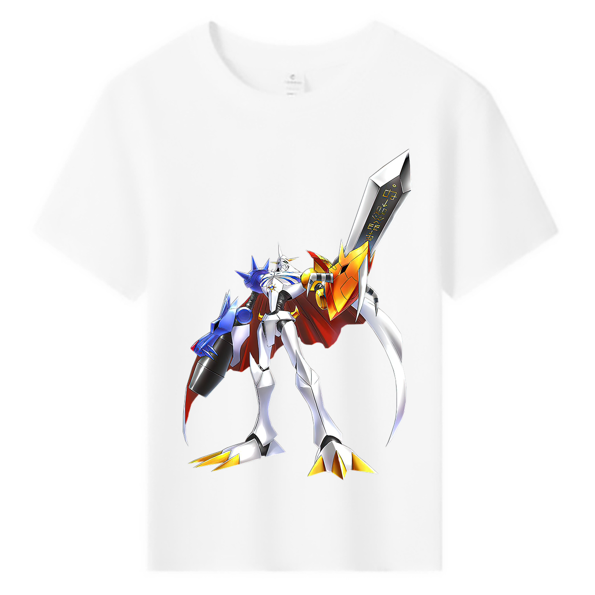 （画像用） Digimon デジタルモンスター/デジモン 綿100％キッズTシャツ（フロントプリント）