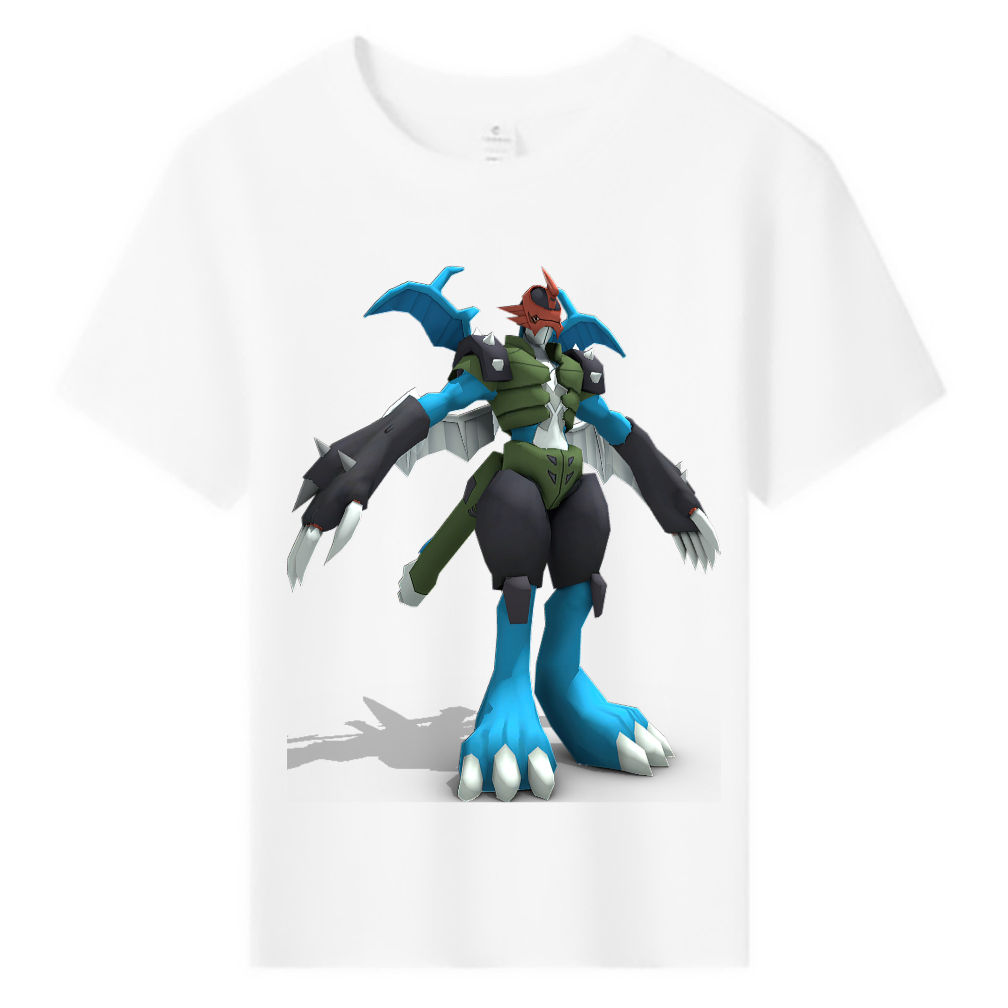 （画像用） Digimon デジタルモンスター/デジモン 綿100％キッズTシャツ（フロントプリント）