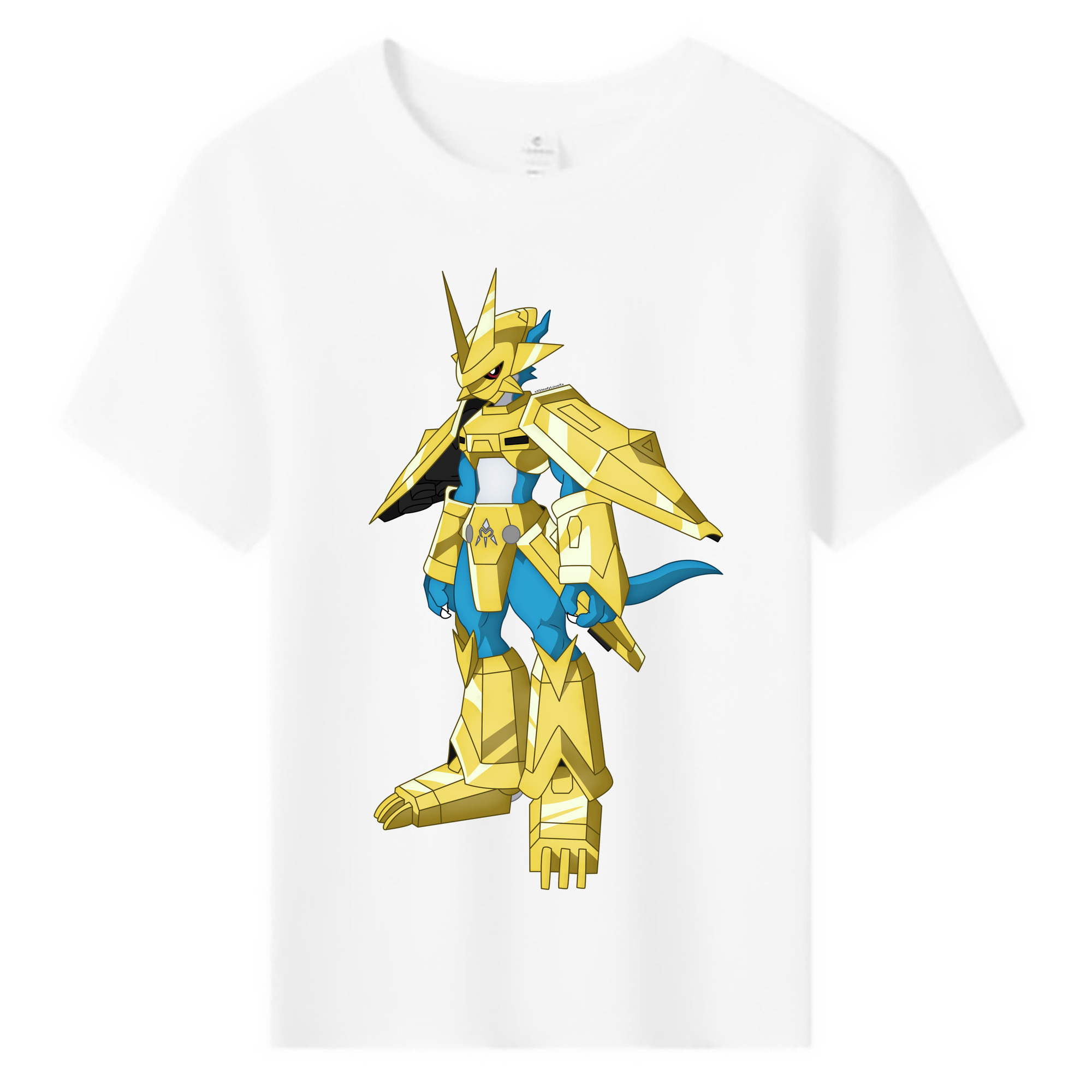 （画像用） Digimon デジタルモンスター/デジモン 綿100％キッズTシャツ（フロントプリント）