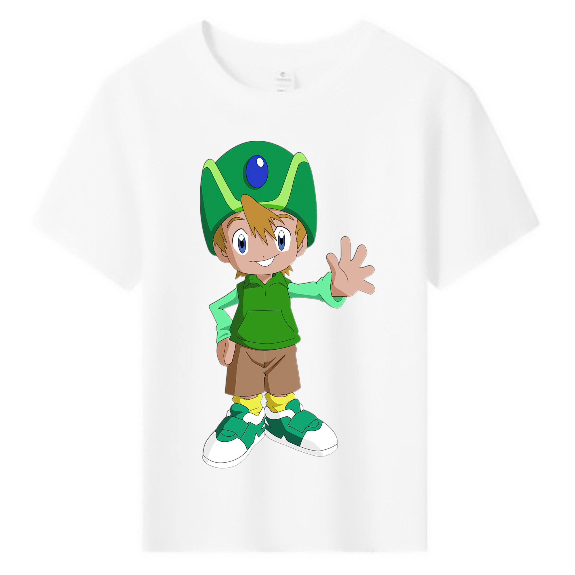 （画像用） Digimon デジタルモンスター/デジモン 綿100％キッズTシャツ（フロントプリント）