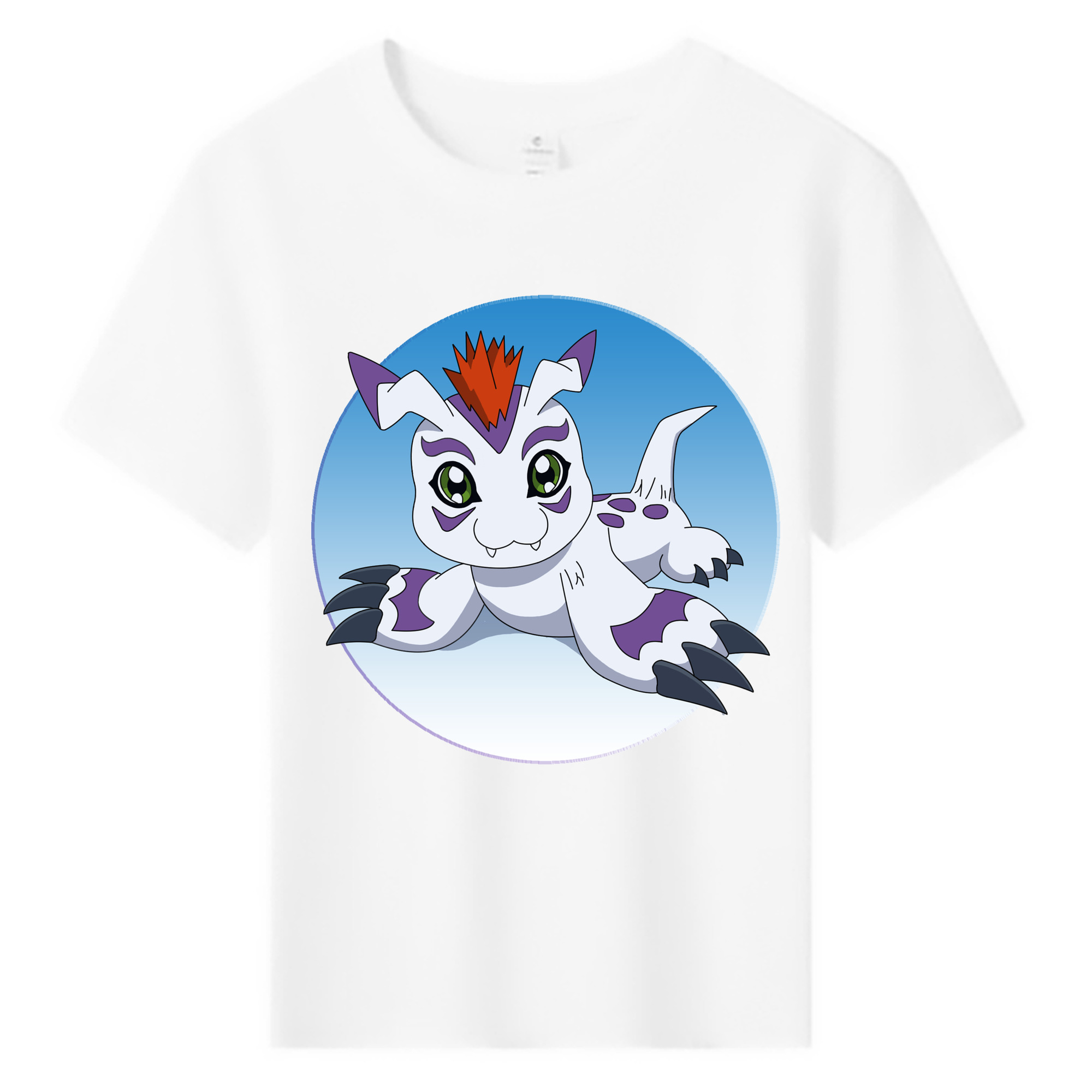 （画像用） Digimon デジタルモンスター/デジモン 綿100％キッズTシャツ（フロントプリント）